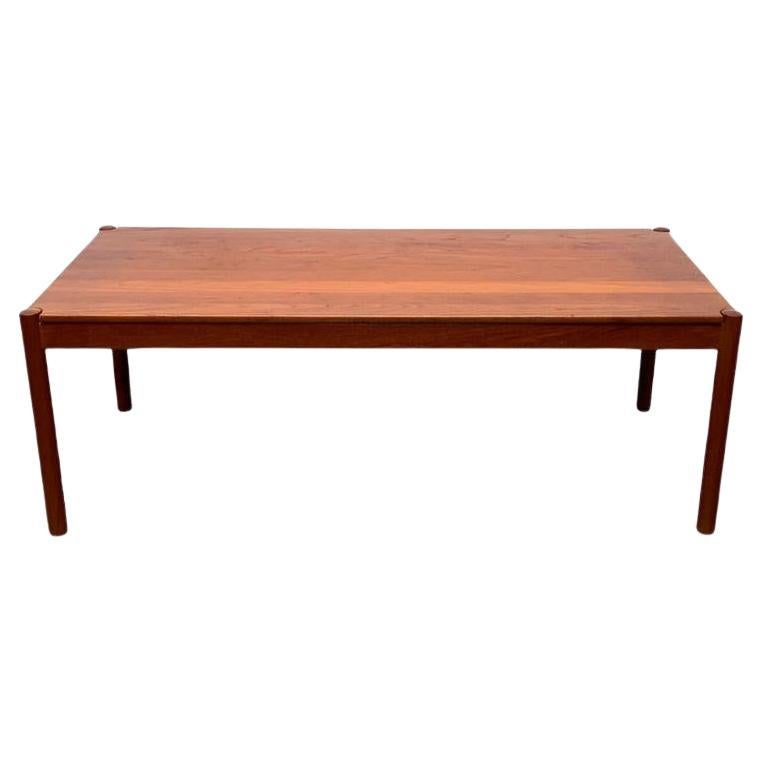 Mid-Century Danish Couch Table in Solid Teak from Magnus Olesen, 1960s