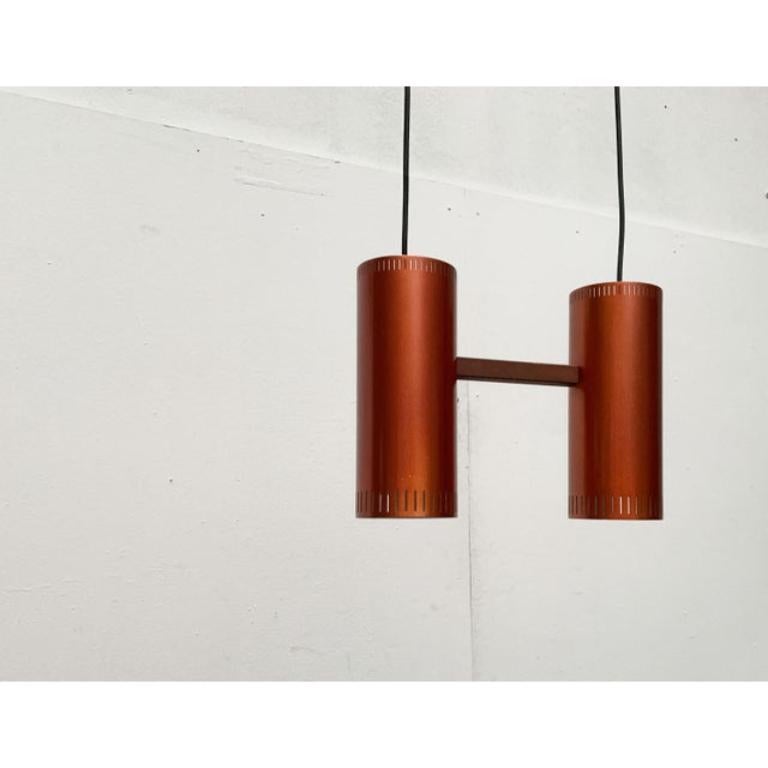 Dänische Mid-Century-Pendelleuchte Zylinder II von Jo Hammerborg, 1960er Jahre (Moderne der Mitte des Jahrhunderts) im Angebot