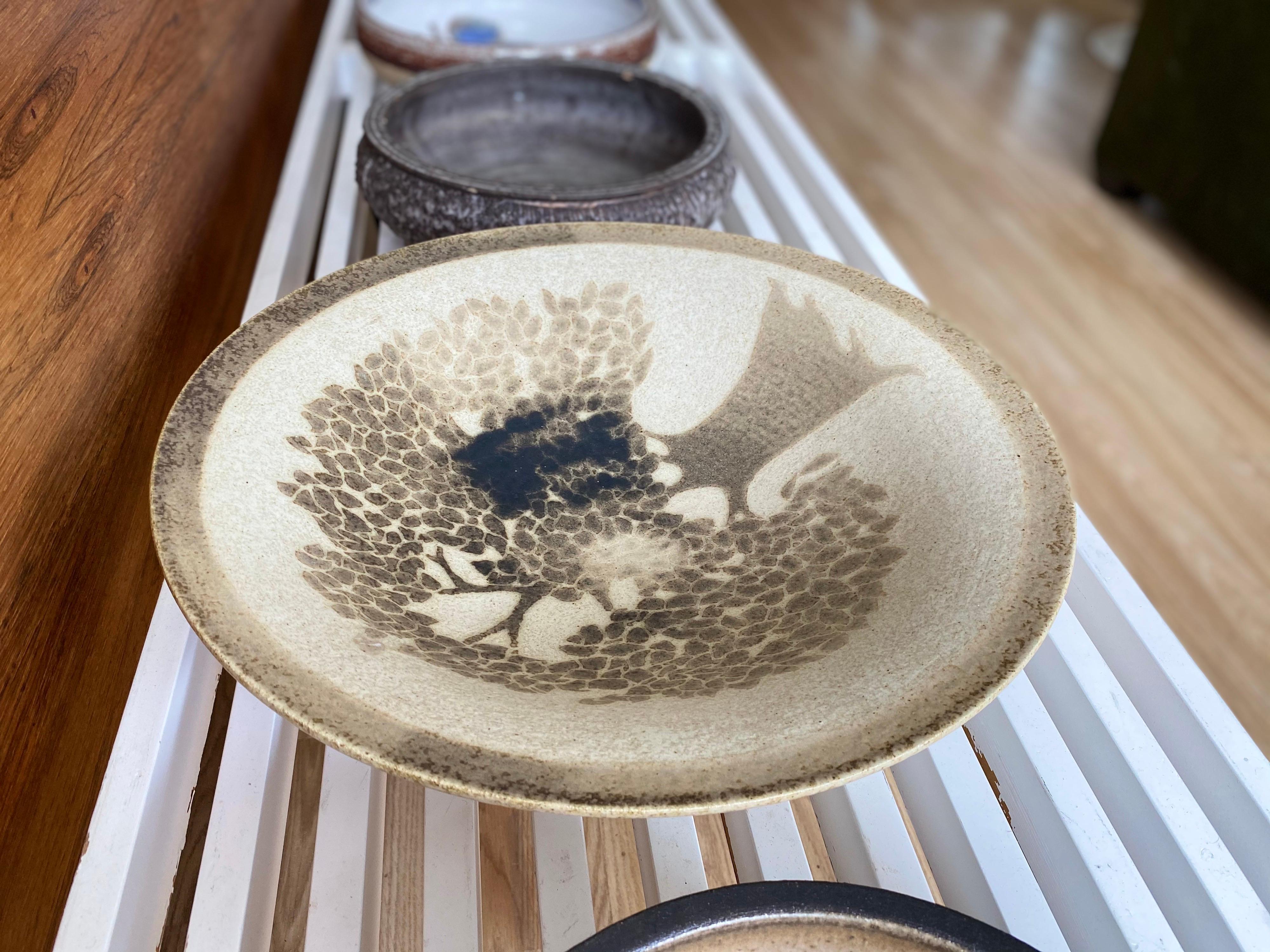 Mid-Century Modern Mid-Century Danish Decorative Ceramic Bowl