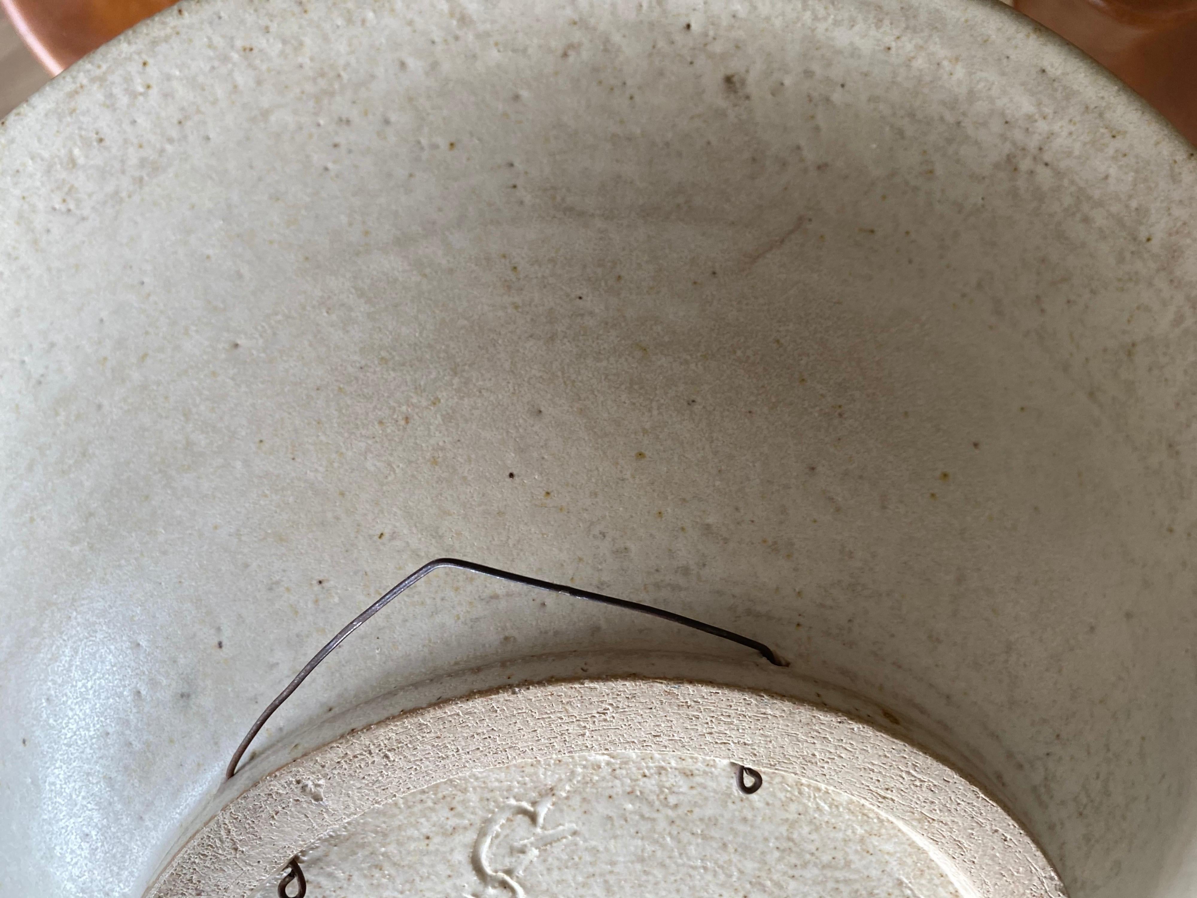 Mid-Century Danish Decorative Ceramic Bowl In Good Condition In San Antonio, TX
