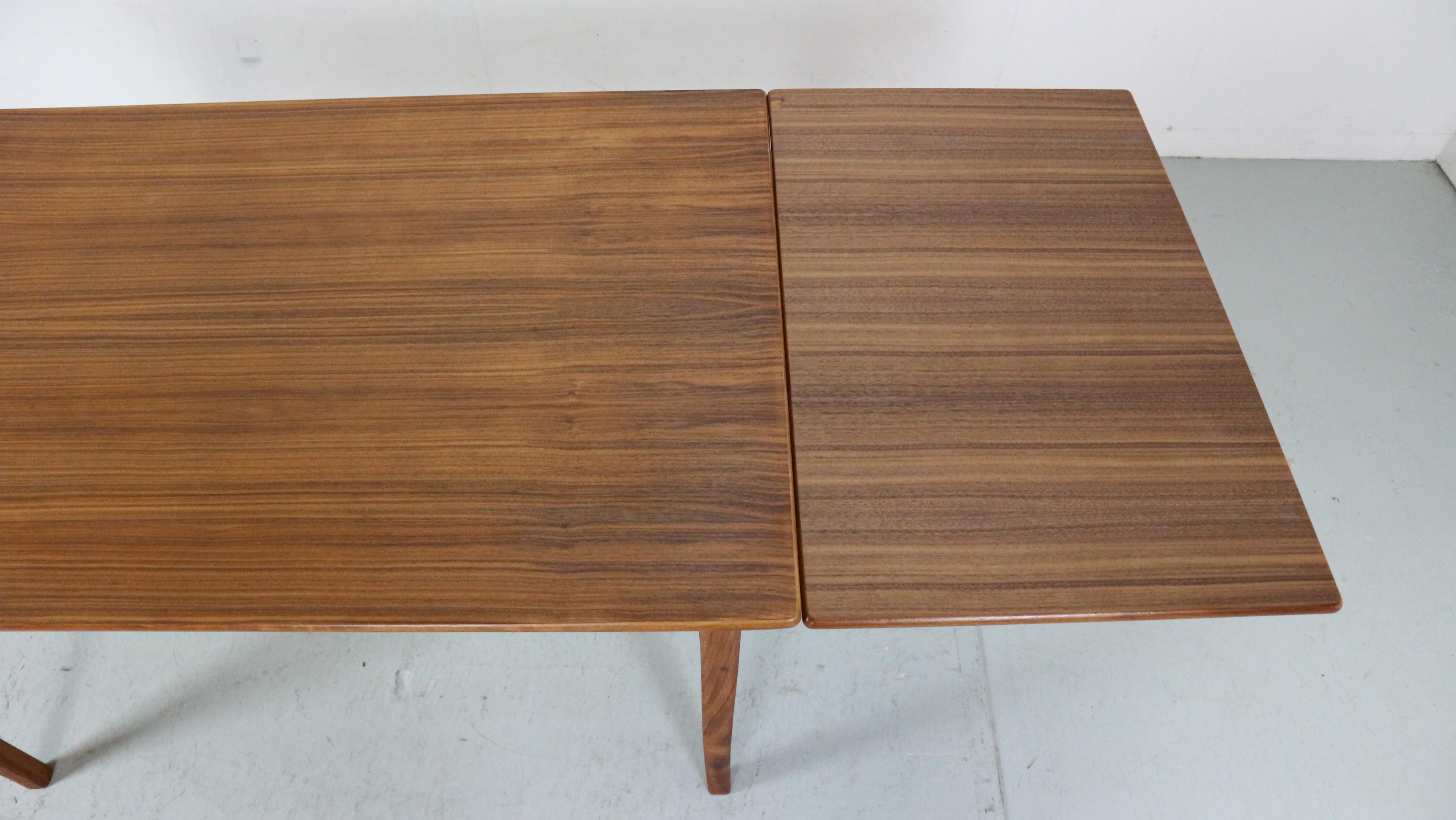 Mid-Century Danish Design Extendable Teak Dining Table, 1960s 13