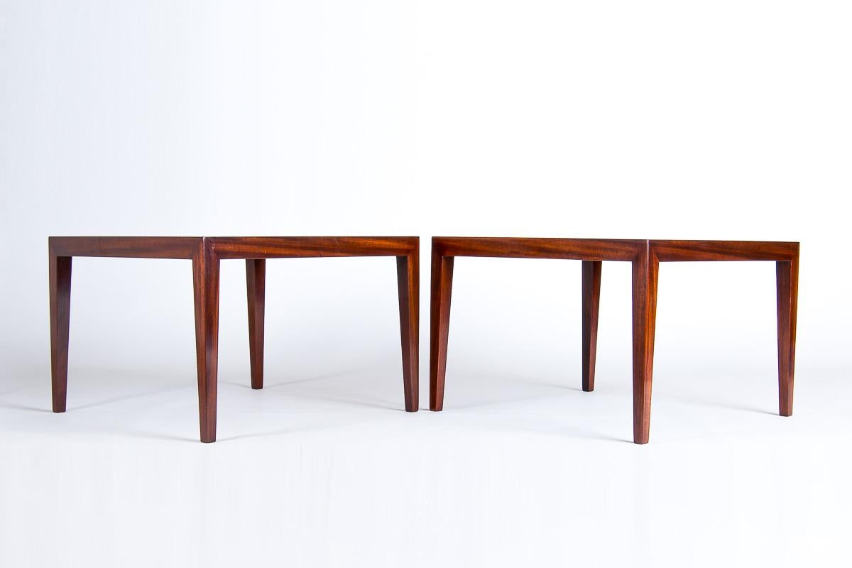 Polished Mid Century Danish Design Severin Hansen Coffee Tables in Rosewood, 1960’s