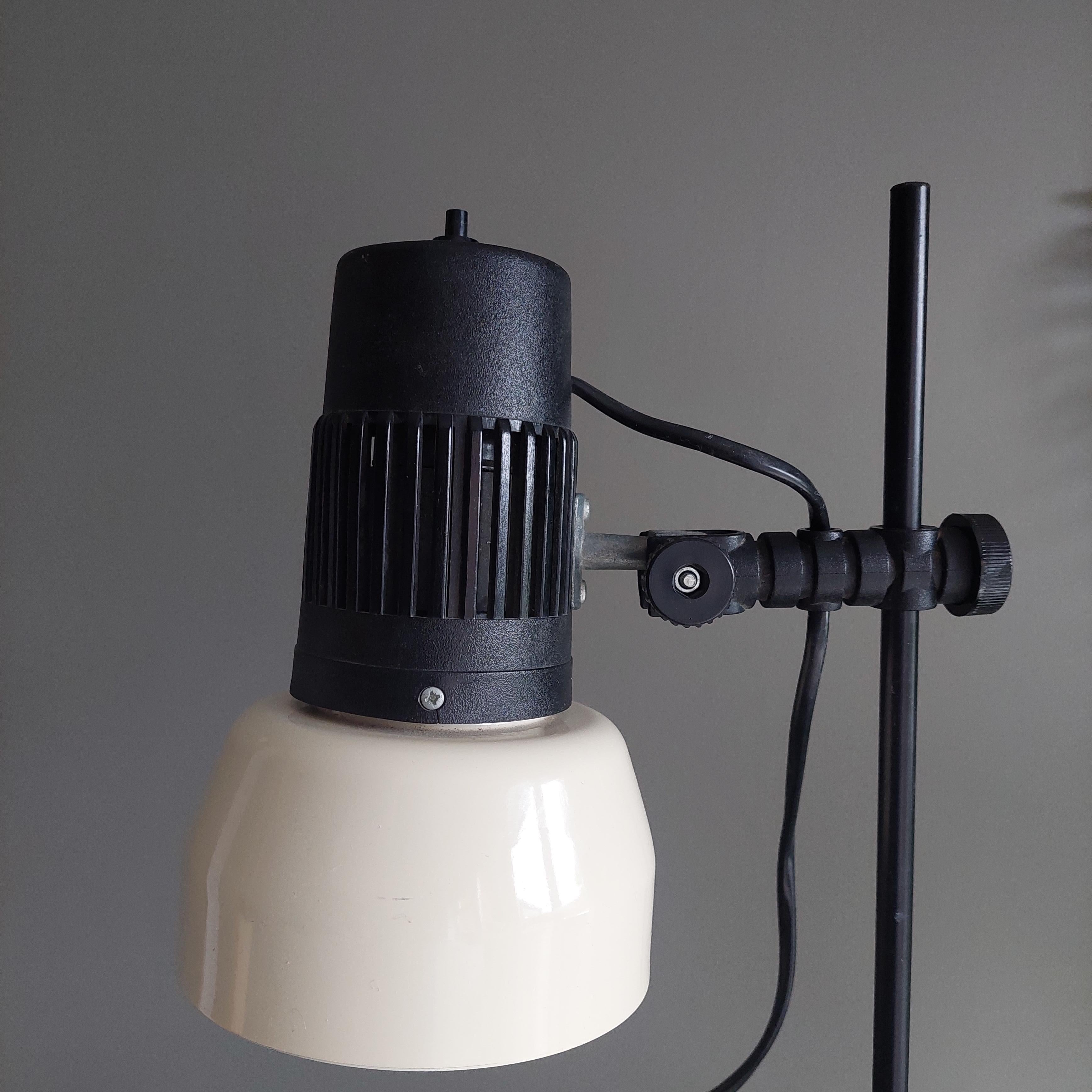 Mid century Danish Desk adjustable table lamp by BHS, 80s 5