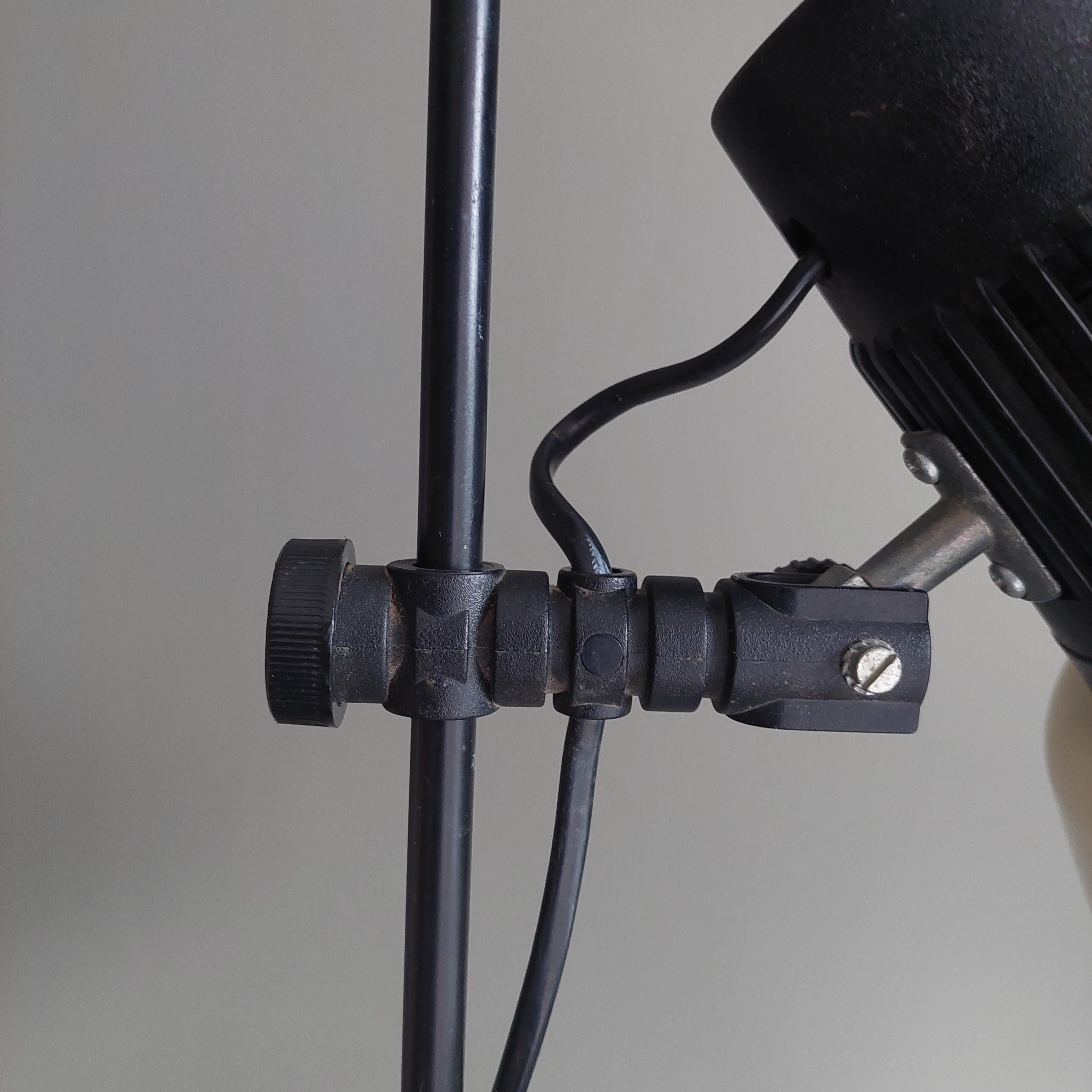Mid century Danish Desk adjustable table lamp by BHS, 80s 8