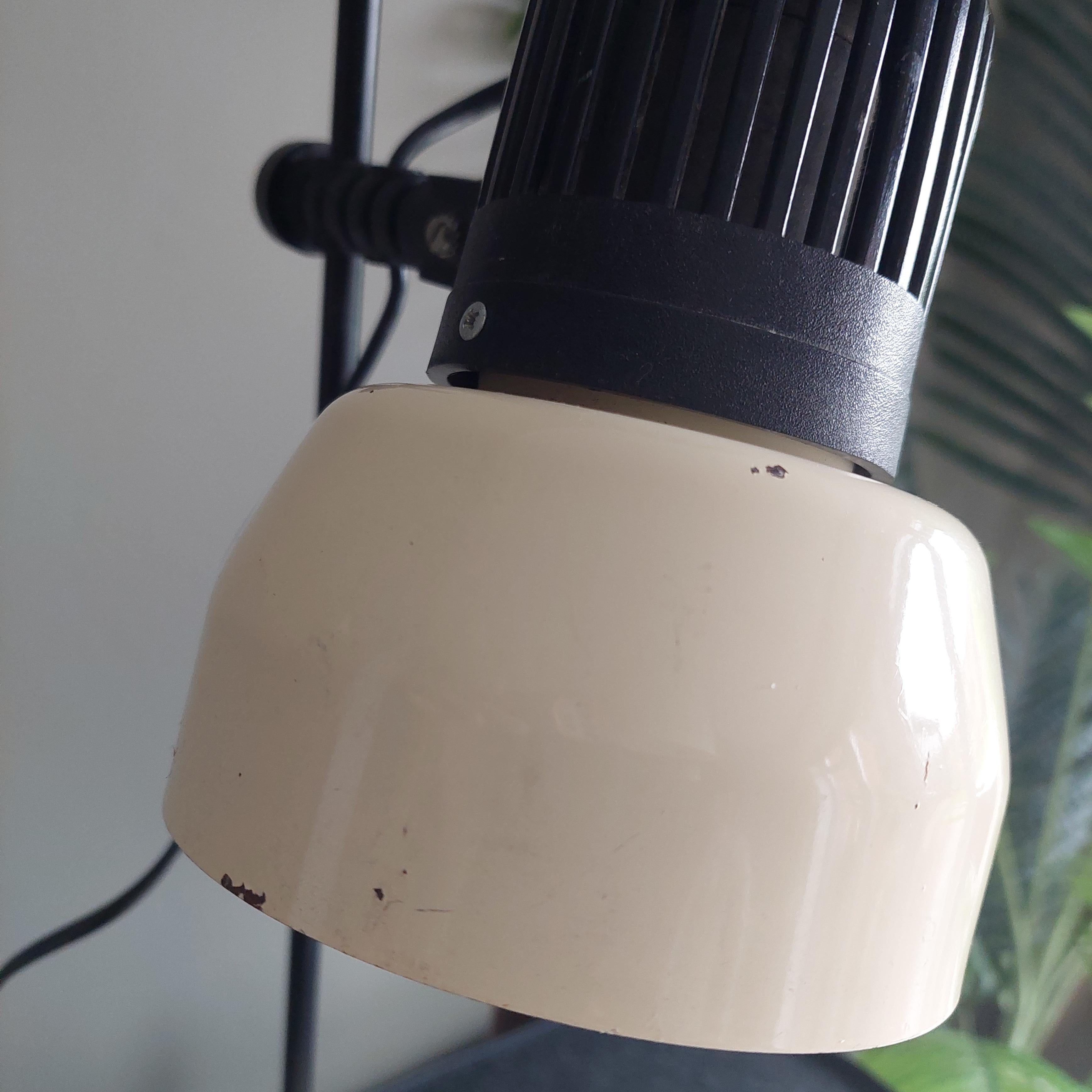 Mid century Danish Desk adjustable table lamp by BHS, 80s 11