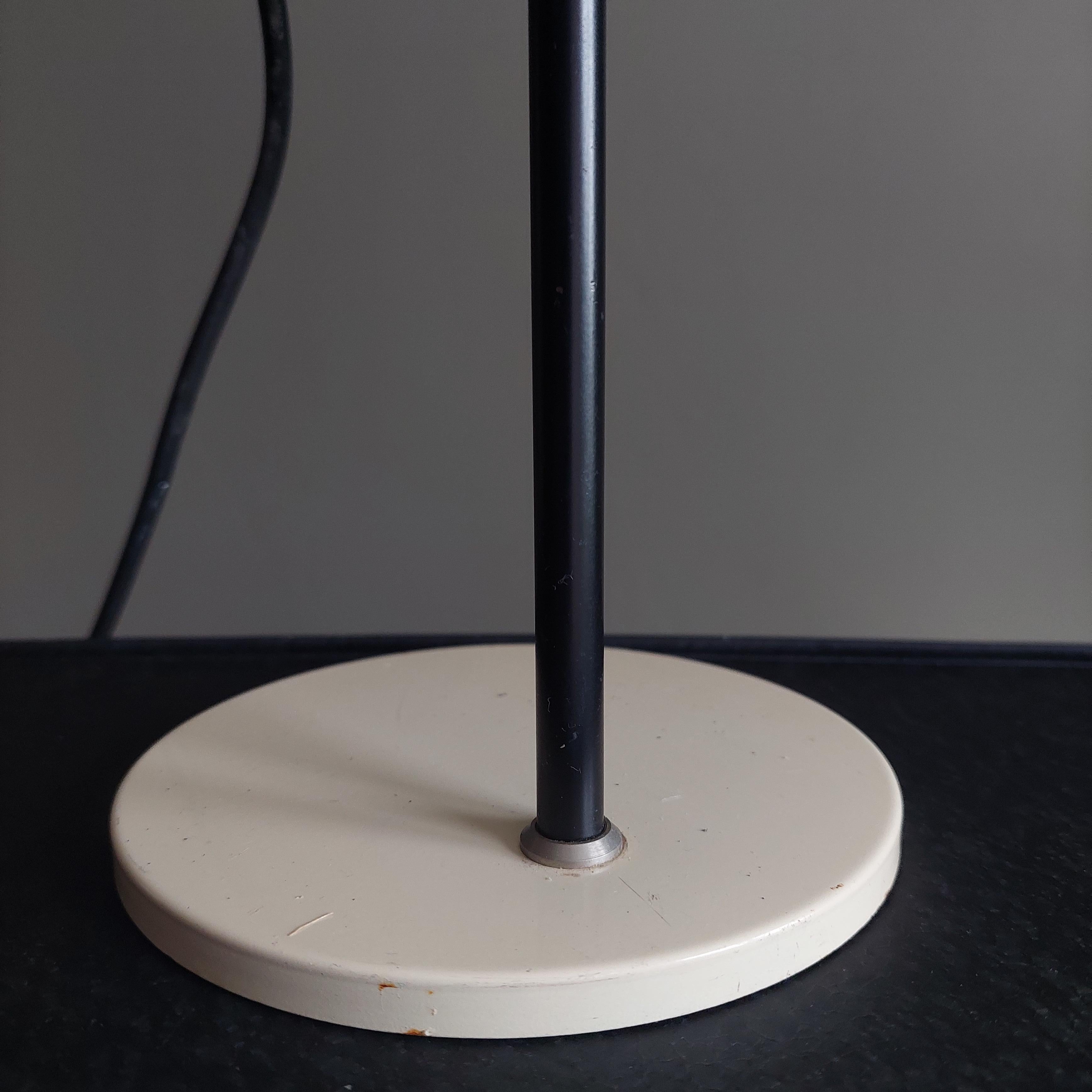 Mid century Danish Desk adjustable table lamp by BHS, 80s 13