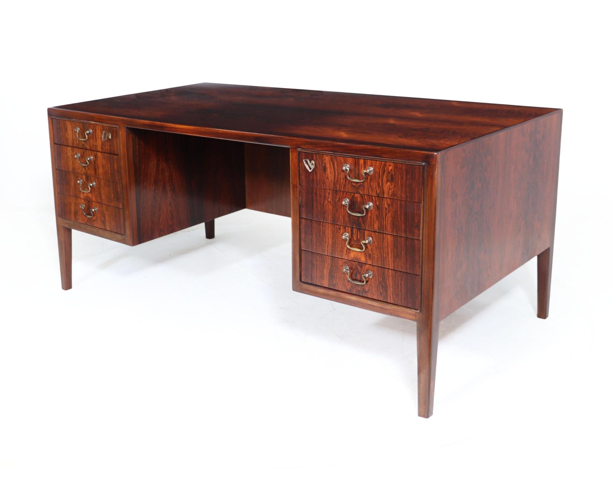 Mid-Century Danish Desk by Ole Wanscher 6