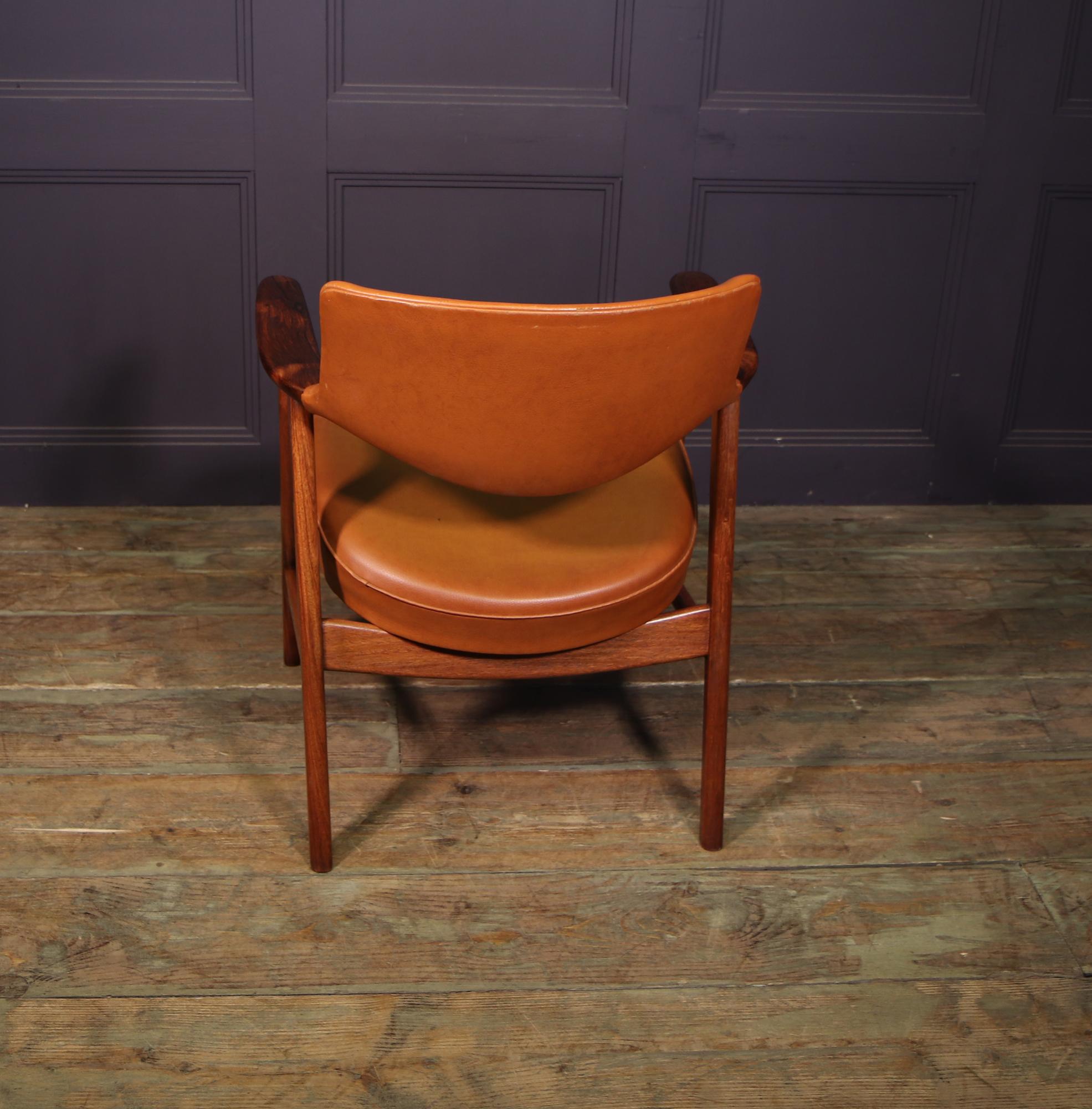 Mid century Danish Desk Chair by Erik Kirkkegard 2