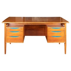 Mid-Century Danish Desk in Walnut