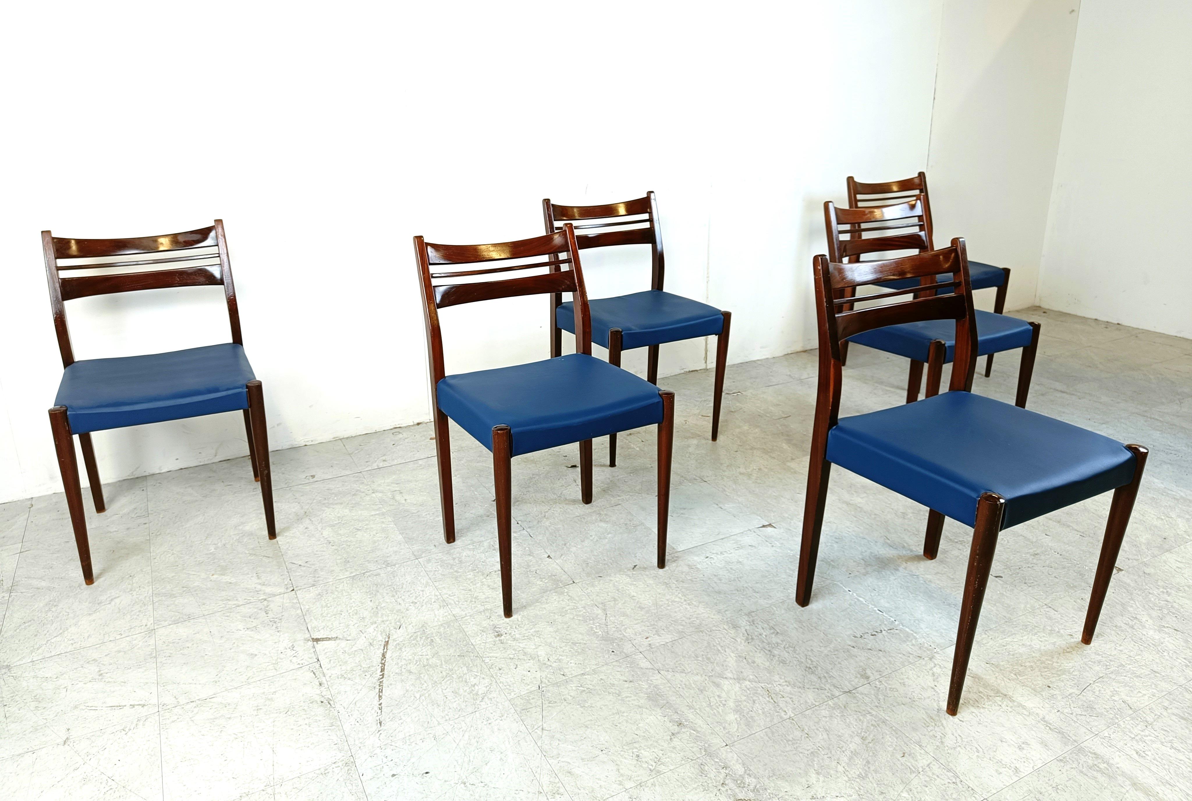 Mid-20th Century Mid century danish dining chairs, 1960s For Sale
