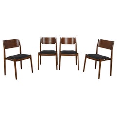 Vintage Mid-Century Danish Dining Chairs, 1960s, Set of 4