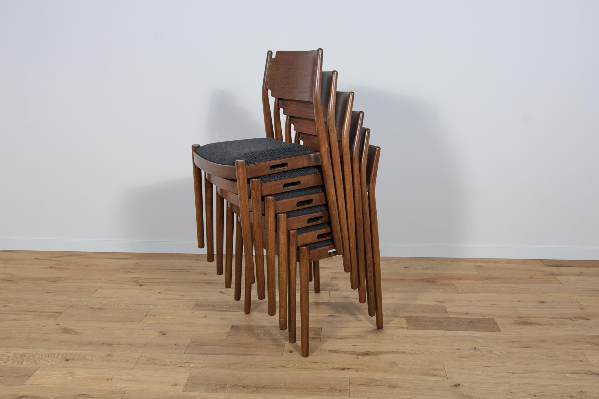 Mid-20th Century  Mid-Century Danish Dining Chairs, 1960s, Set of 6 For Sale