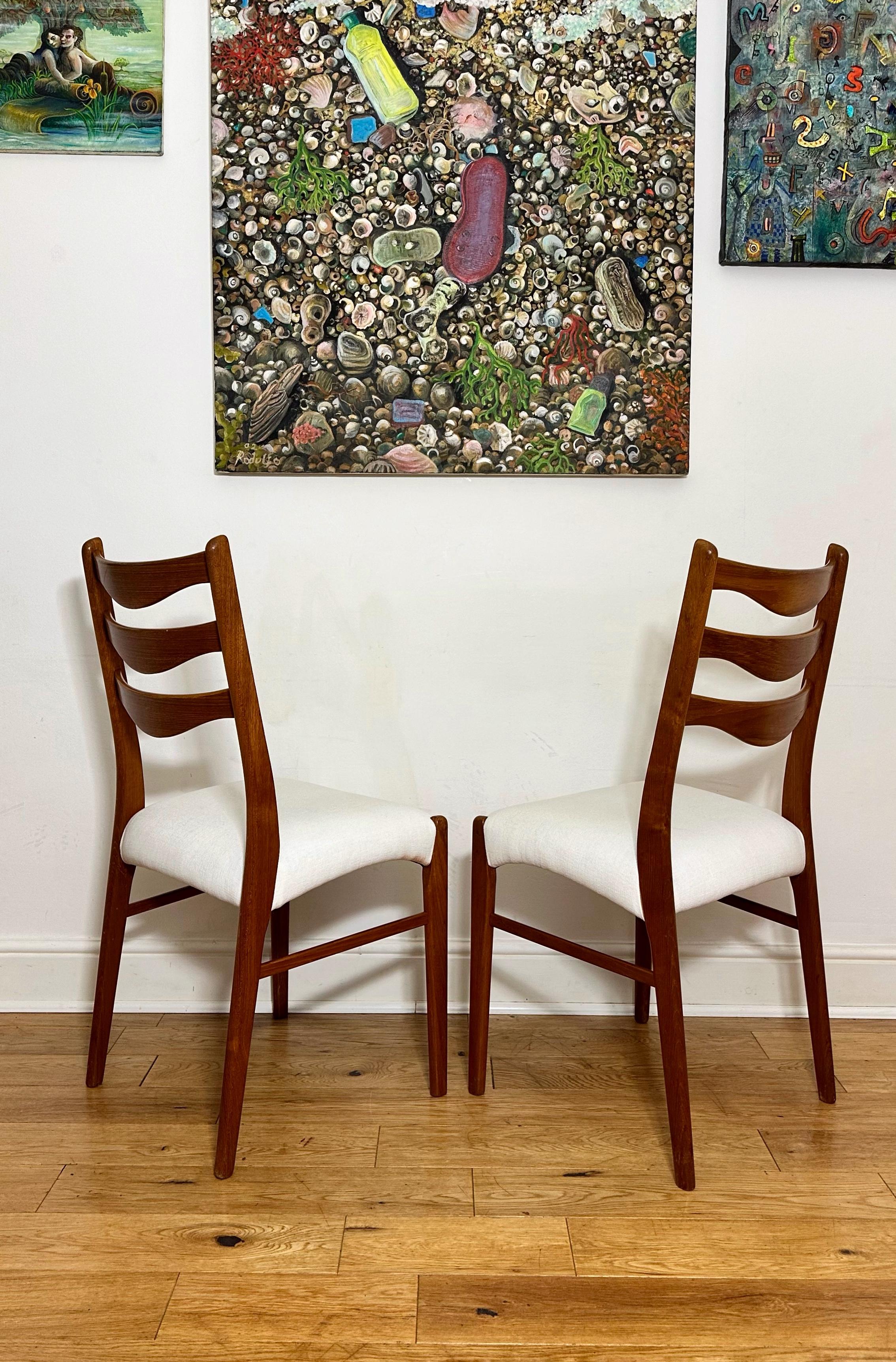 Mid-Century Modern Mid Century Danish Dining Chairs by Arne Wahl Iversen - Set of Six For Sale