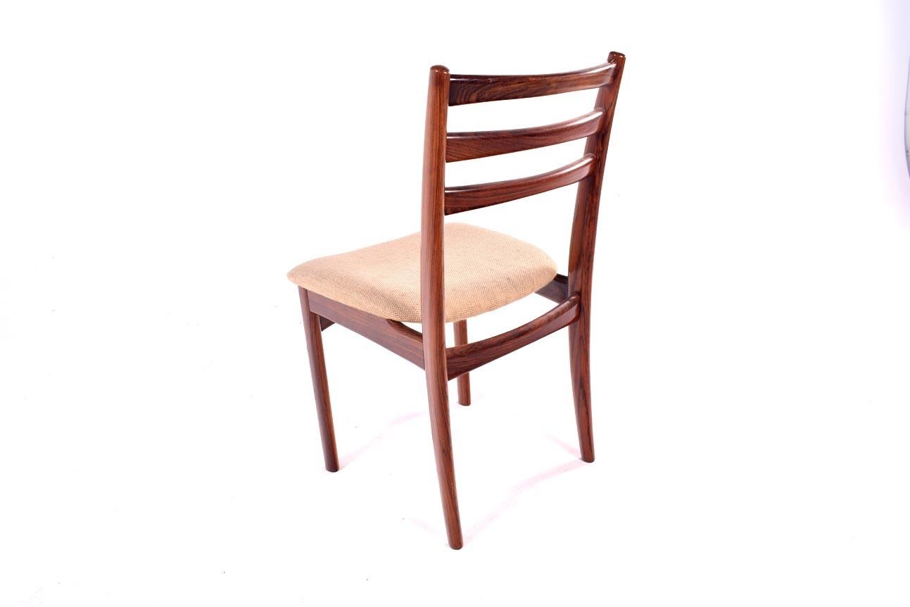 Rosewood Mid Century Danish Dining Chairs by Skovby, 1950s, Set of 4 For Sale