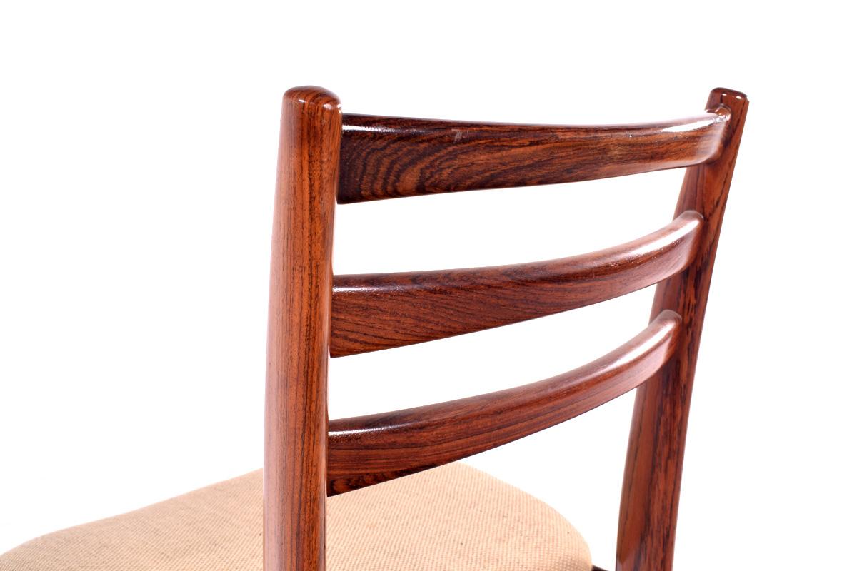 Wood Mid Century Danish Dining Chairs by Skovby, 1950s, Set of 4 For Sale
