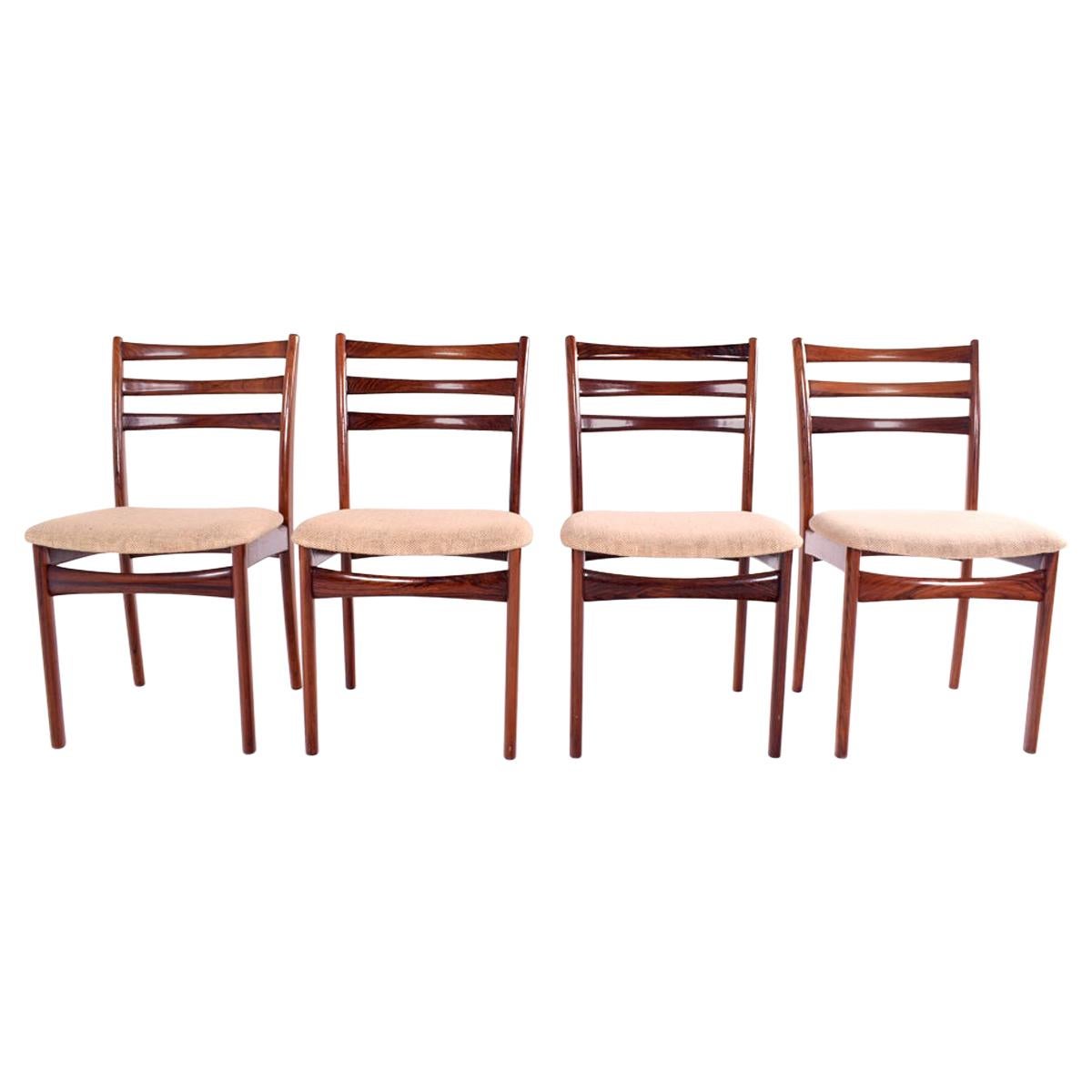 Mid Century Danish Dining Chairs by Skovby, 1950s, Set of 4