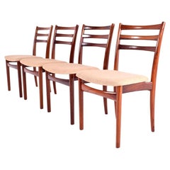 Chaises de salle à manger danoises du milieu du siècle par Skovby, années 1950, ensemble de 4