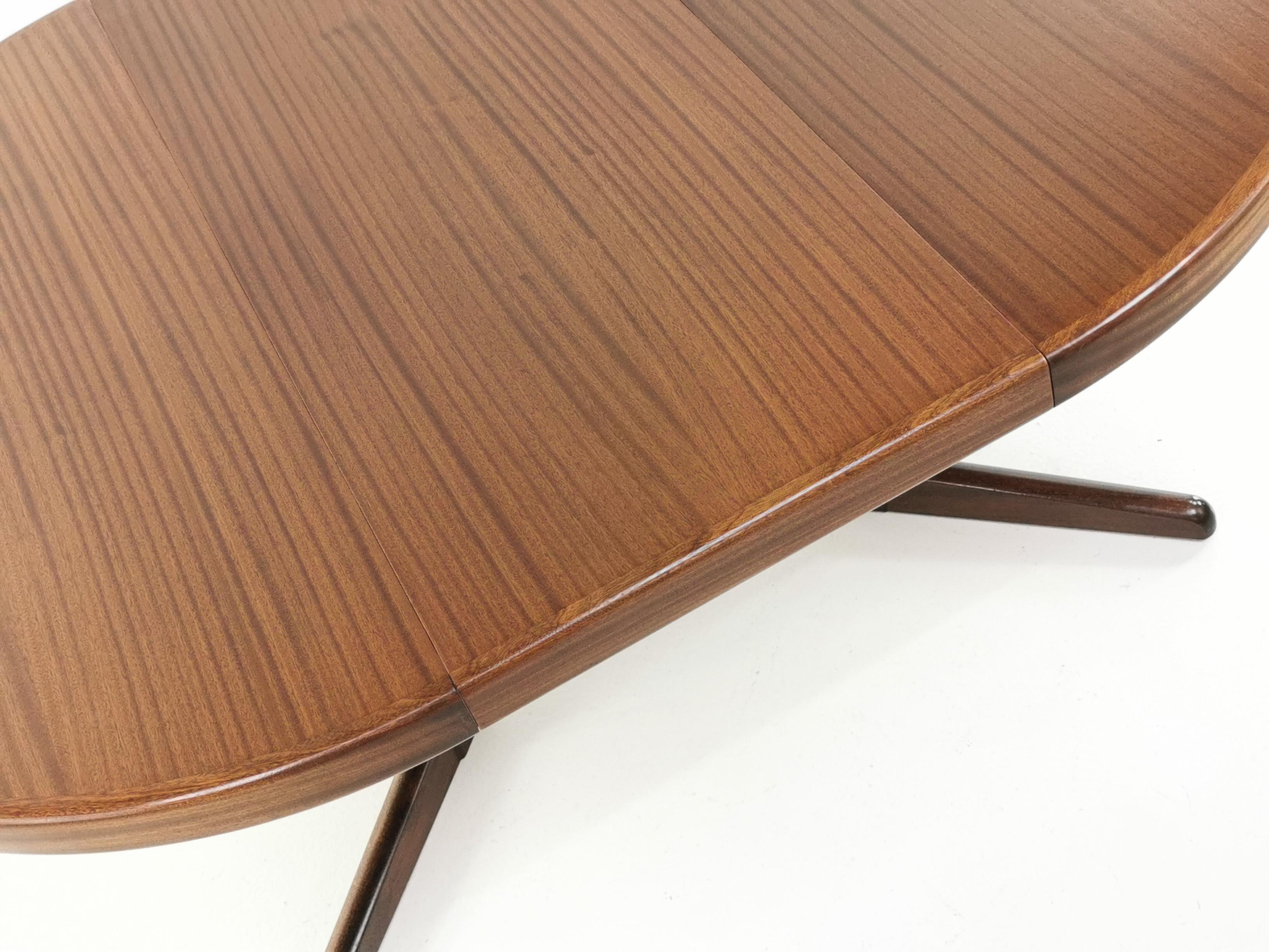 Mid-Century Modern Midcentury Danish Dining Table by Henry W Klein for Bramin, 1960s