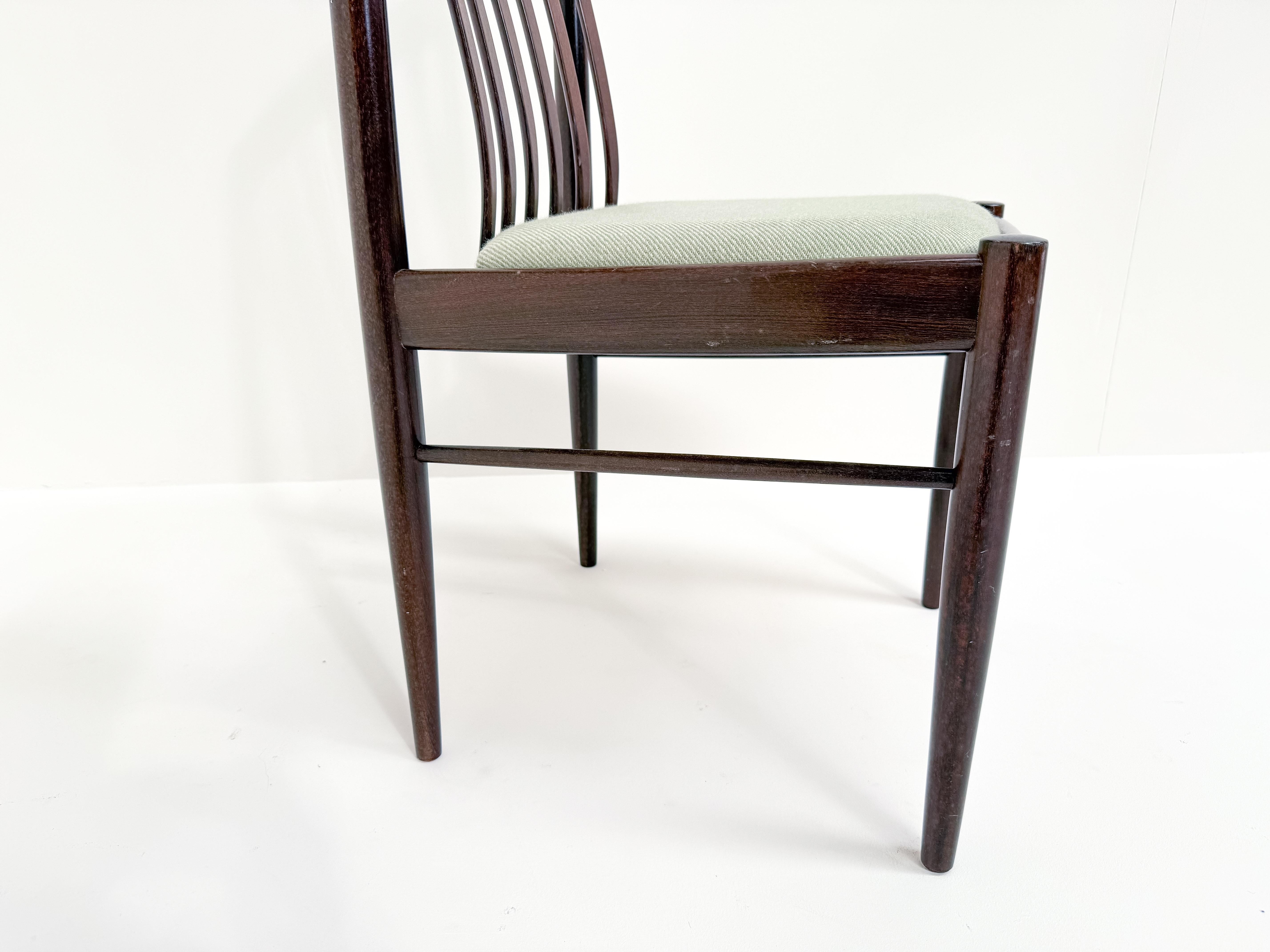Mid-Century Danish Dining Table & Chairs - BRAMIN by H.W. Klein For Sale 6