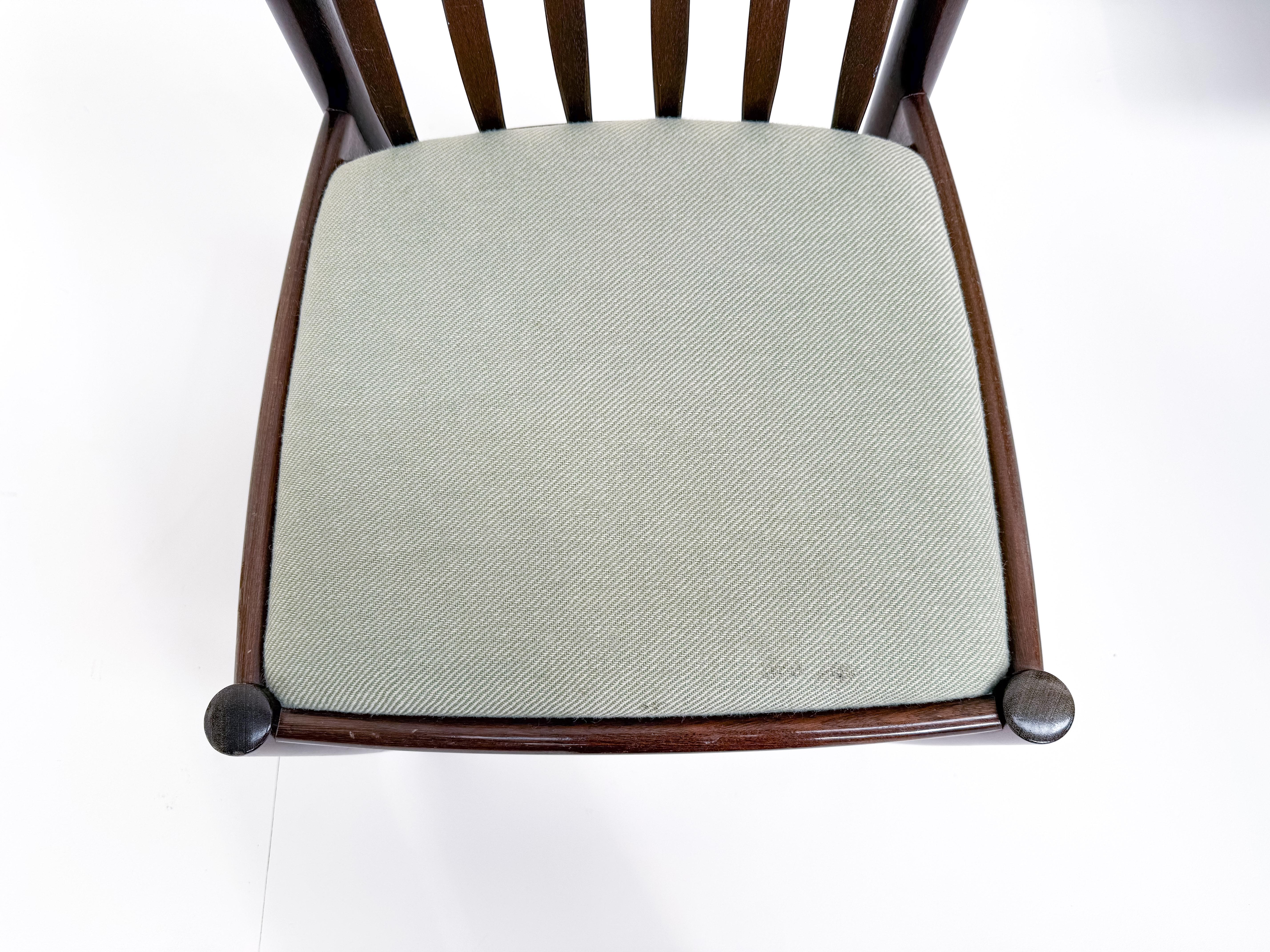 Mid-Century Danish Dining Table & Chairs - BRAMIN by H.W. Klein For Sale 8