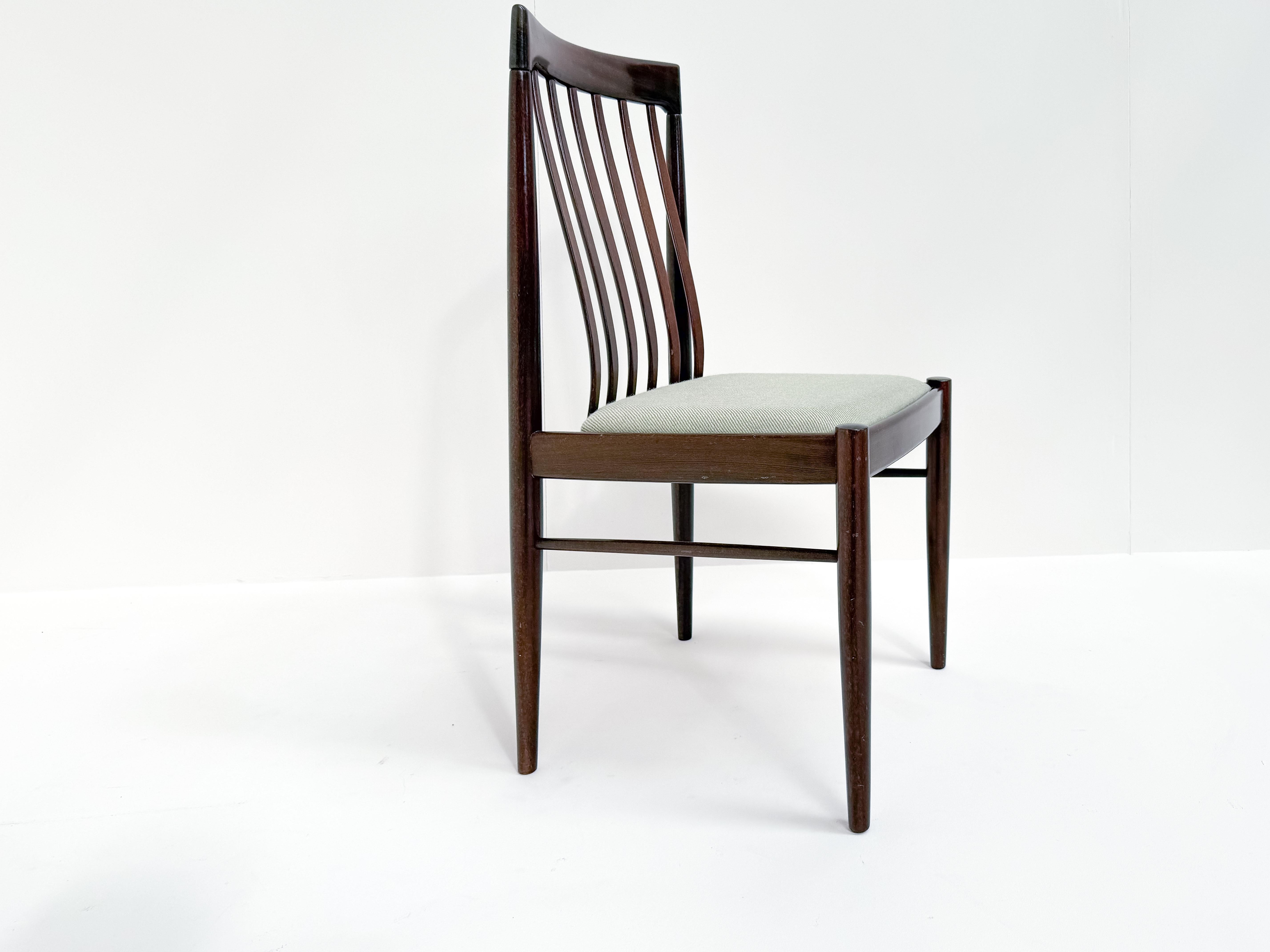 Mid-Century Danish Dining Table & Chairs - BRAMIN by H.W. Klein For Sale 3