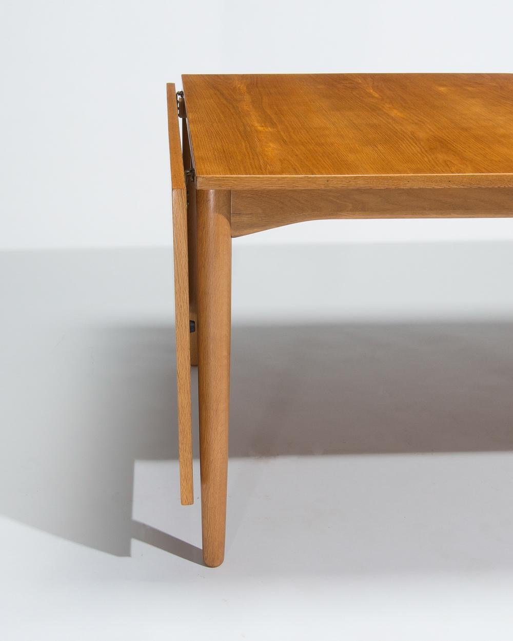 20th Century Mid Century Danish Dining Table In Oak By Borge Mogensen, 1960’s For Sale