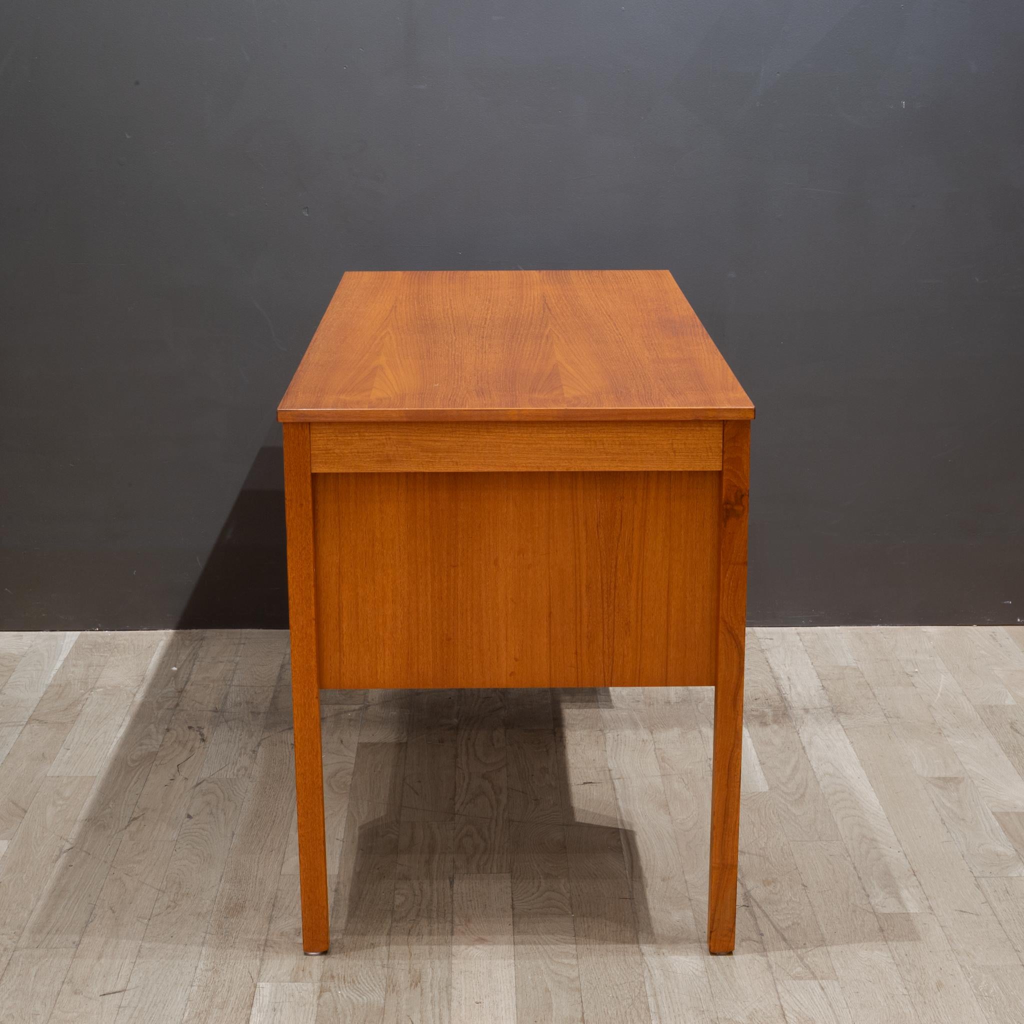 20th Century Mid-Century Danish Domino Mobler Teak Desk c.1960