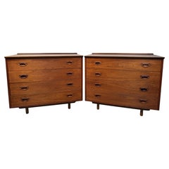 Mid-Century Danish Dressers in Walnut