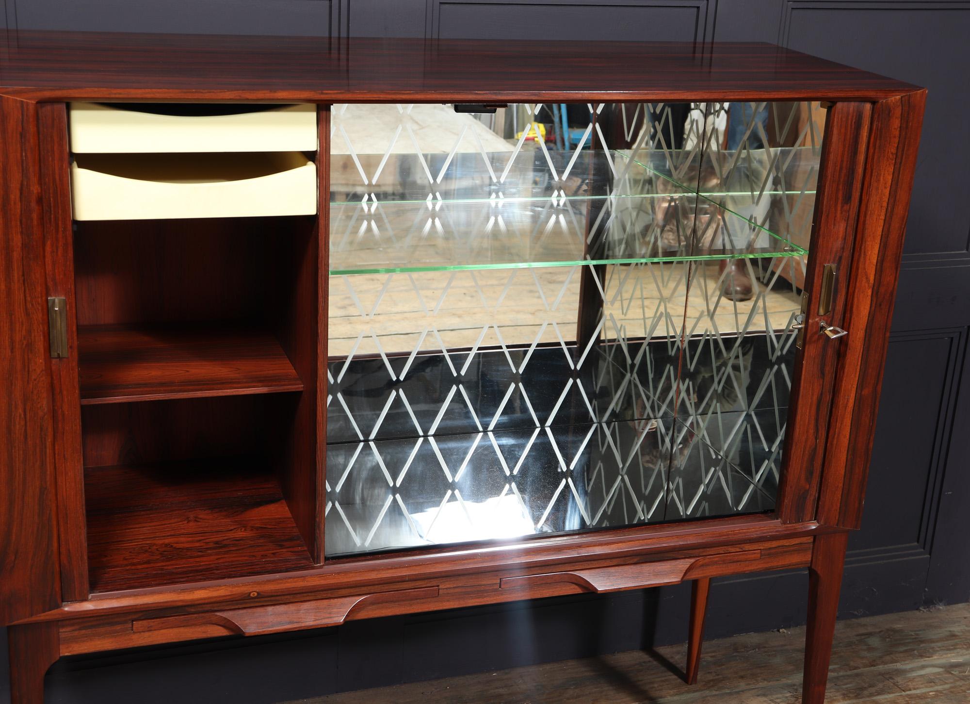 Mid century Danish Dry Bar by Kurt Ostervig In Excellent Condition For Sale In Paddock Wood Tonbridge, GB