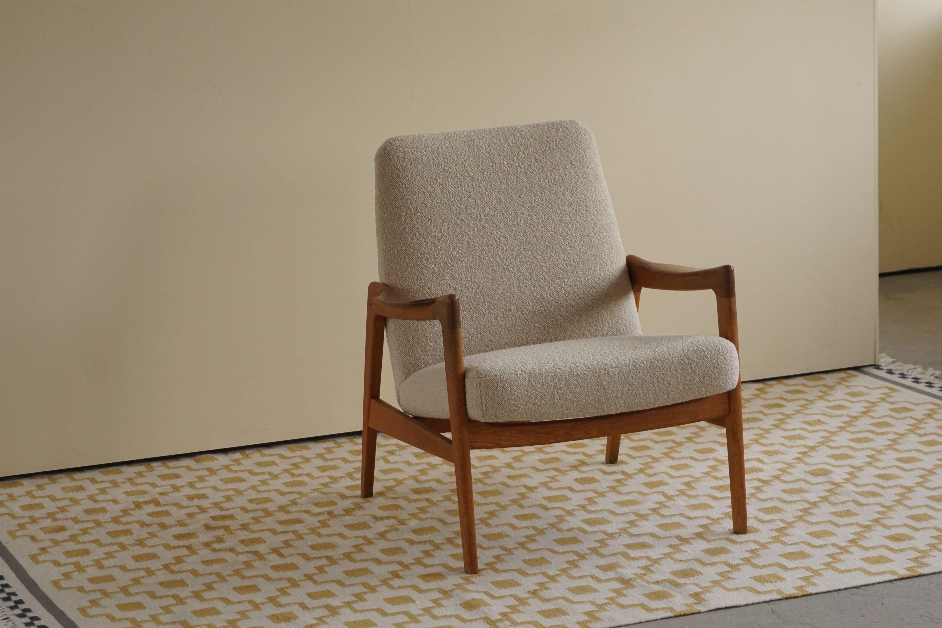 Mid Century Danish Easy Chair, Attributed to Tove and Edvard Kindt Larsen, 1960s 5