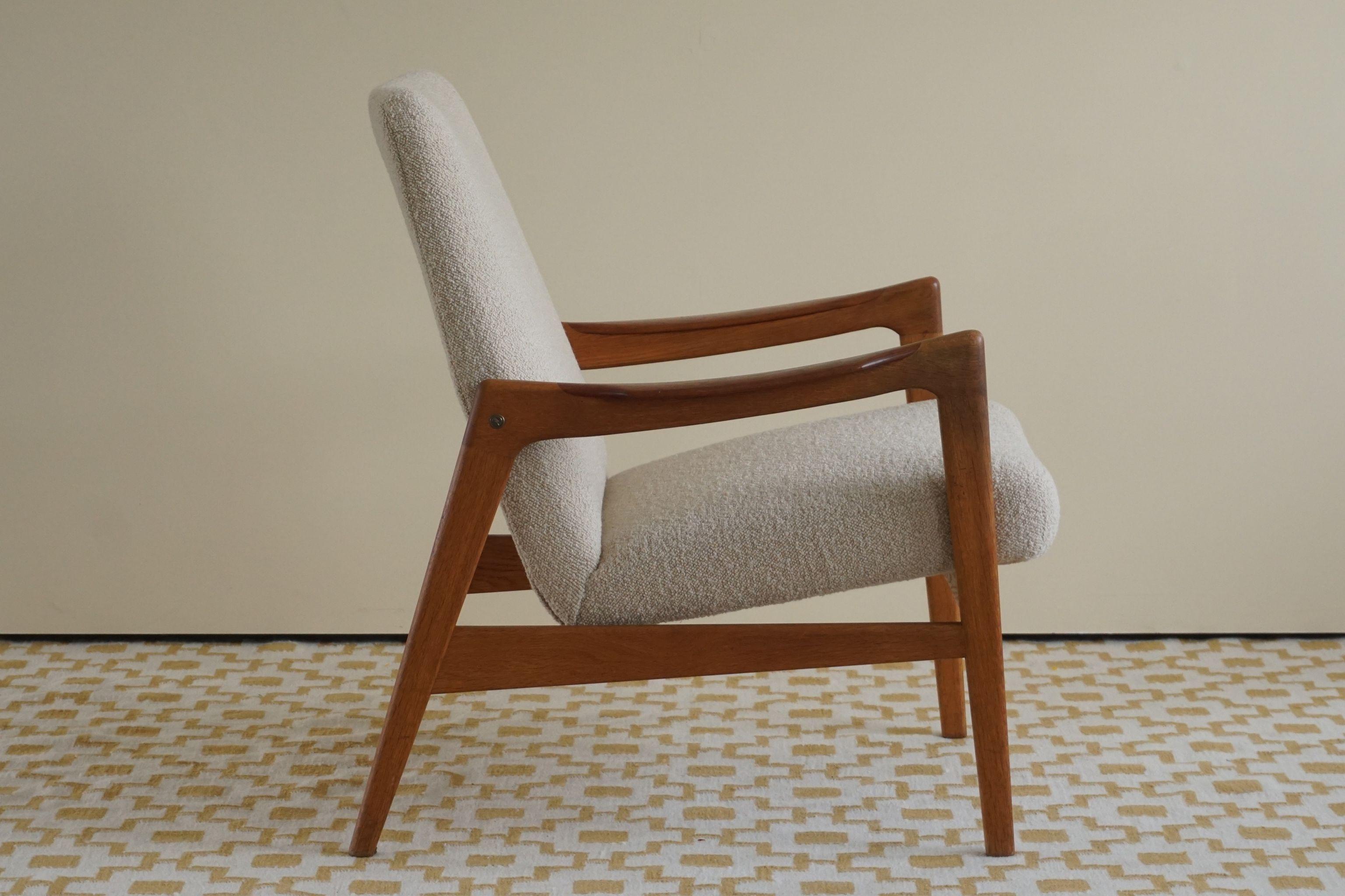 Mid Century Danish Easy Chair, Attributed to Tove and Edvard Kindt Larsen, 1960s 10