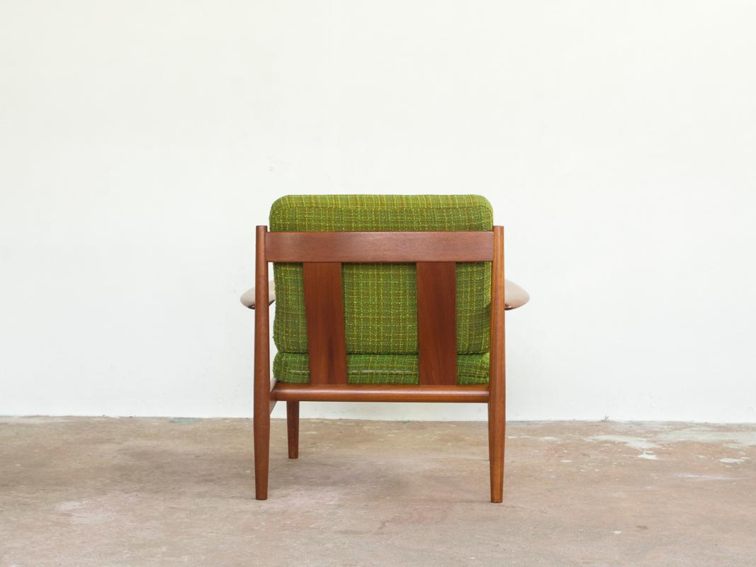 Woodwork Mid-Century Danish Easy Chair in Teak by Grete Jalk for France & Søn