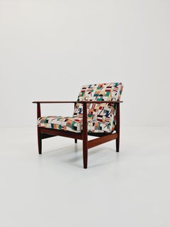 Mid century Danish  easy lounge chair Teak  1960s