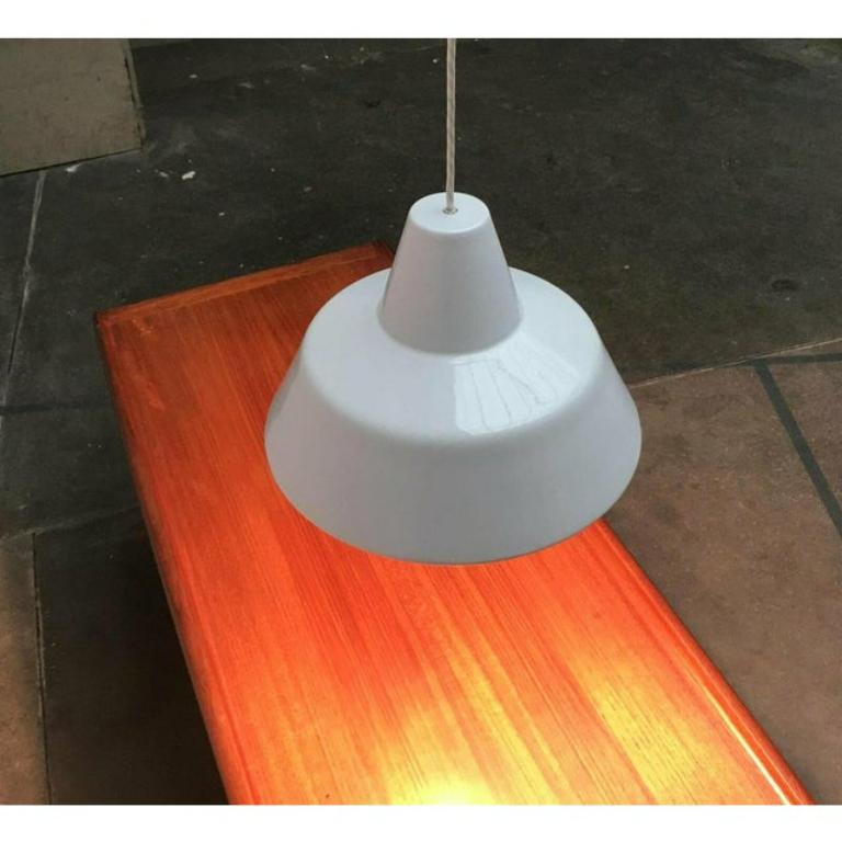 Lampada a sospensione danese Emaille Amatur di Louis Poulsen, anni '60, metà secolo in vendita 3