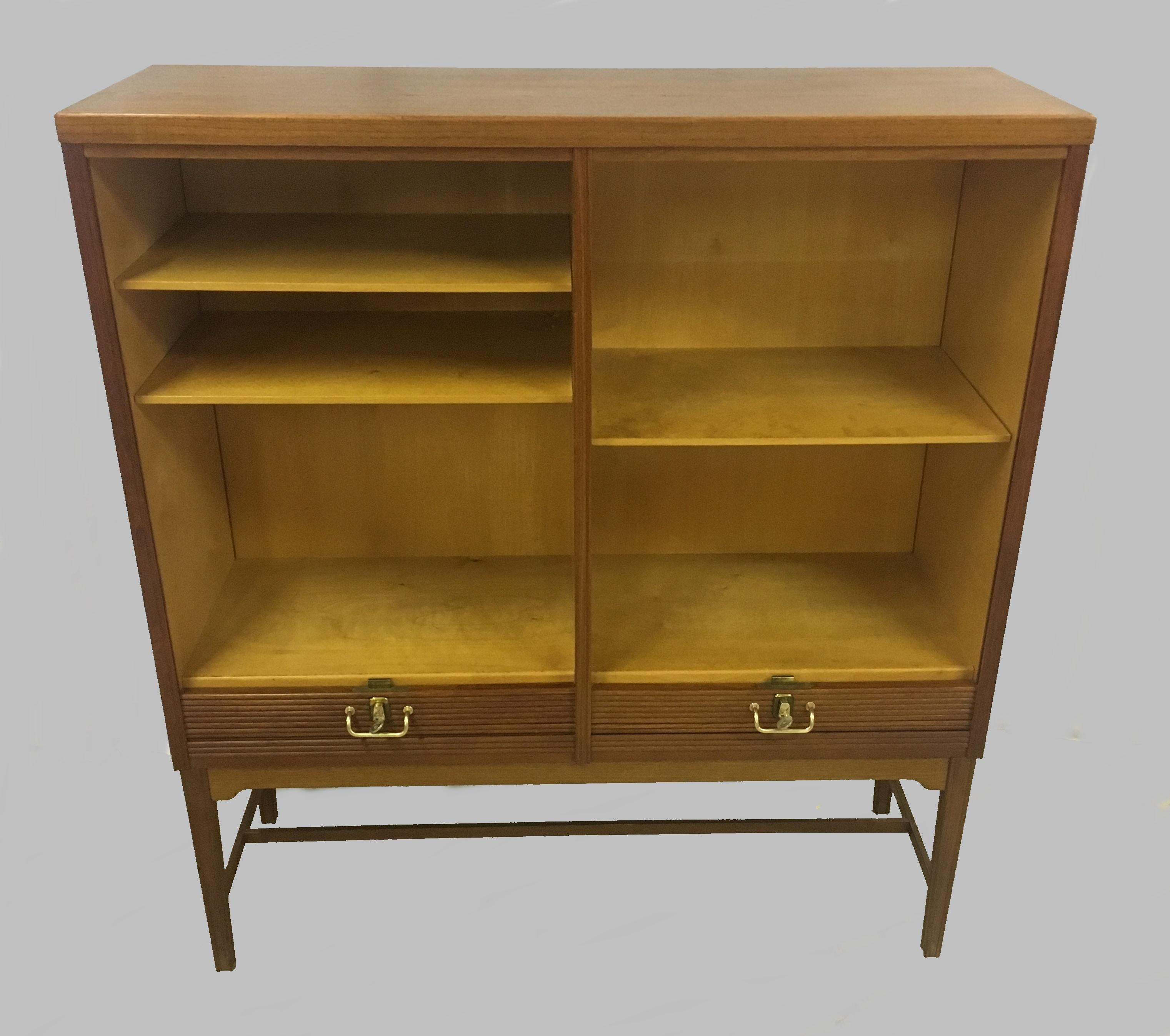 Mid-Century Danish Modern Executive Teak Cabinet 1