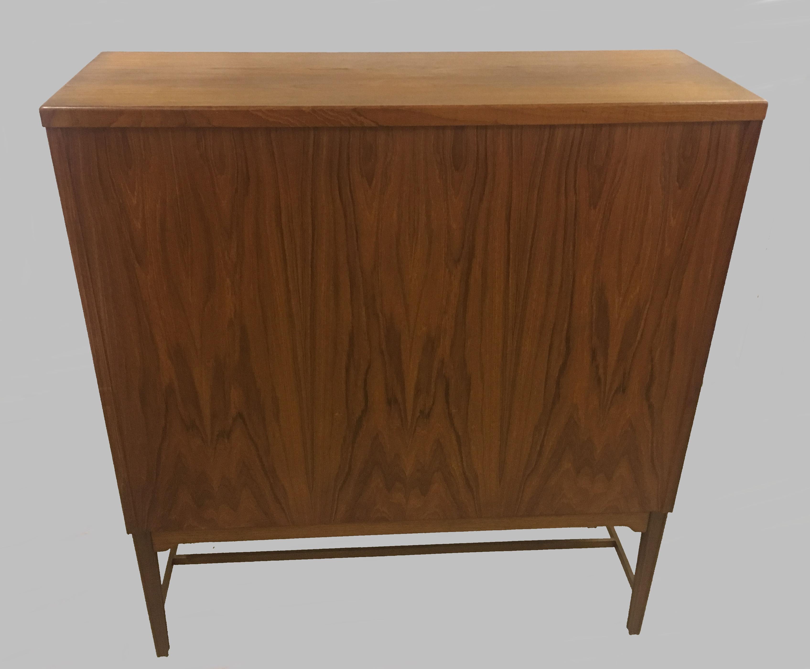 Mid-Century Danish Modern Executive Teak Cabinet 4