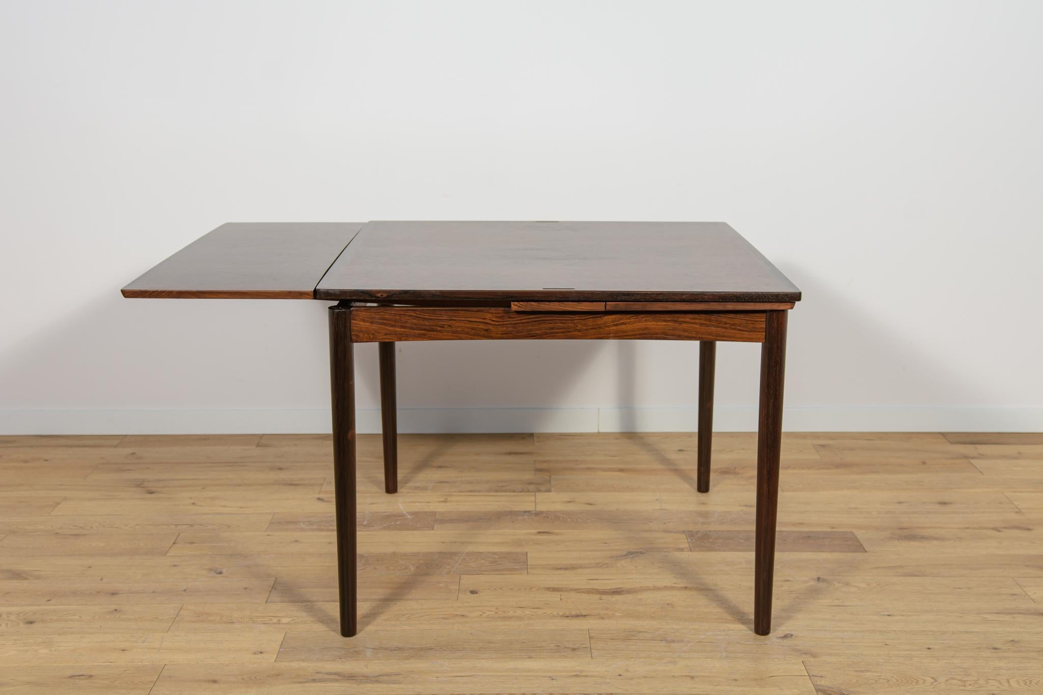Table de salle à manger extensible en palissandre, Danemark, années 1960 en vente 4