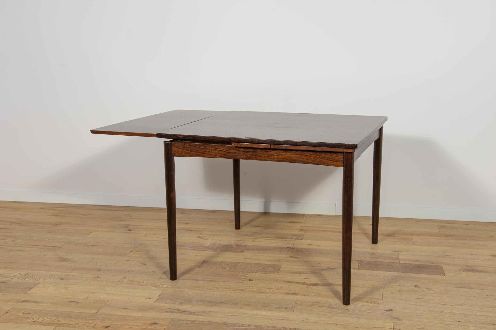 Table de salle à manger extensible en palissandre, Danemark, années 1960 en vente 5