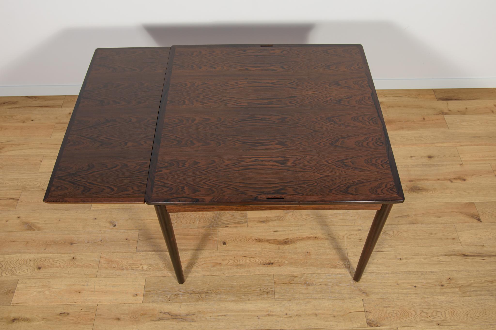 Table de salle à manger extensible en palissandre, Danemark, années 1960 en vente 6