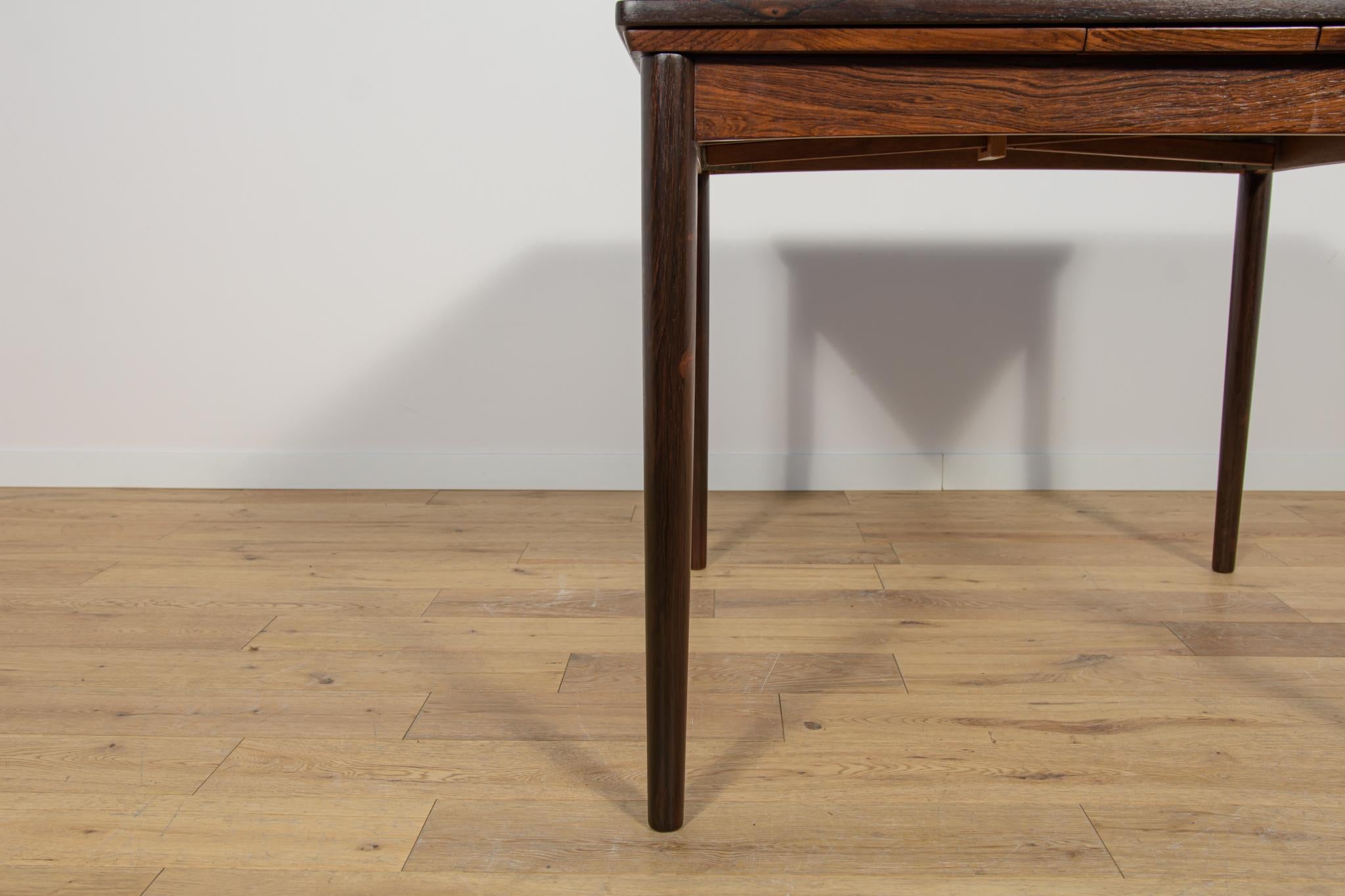 Table de salle à manger extensible en palissandre, Danemark, années 1960 en vente 9
