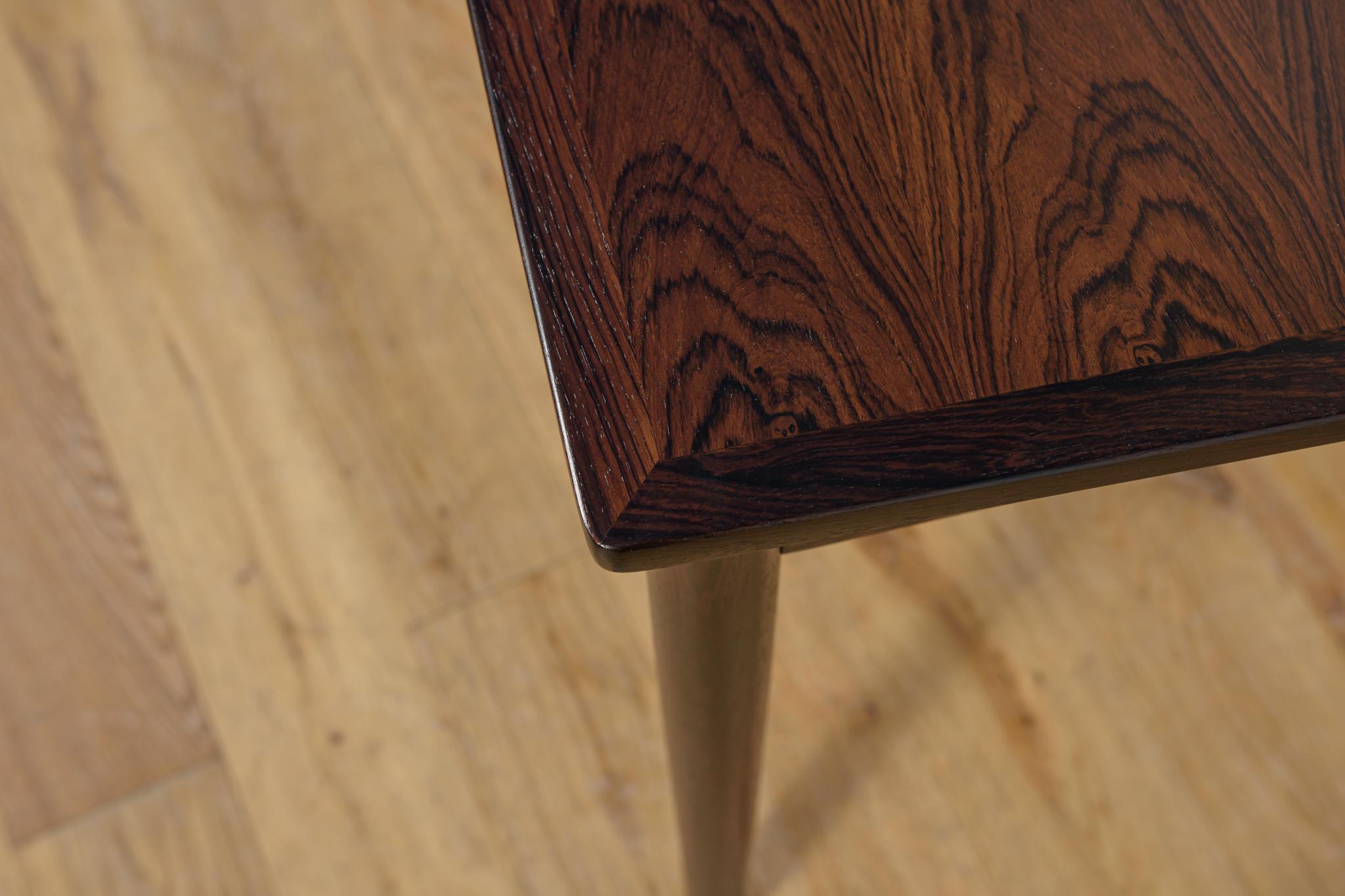 Table de salle à manger extensible en palissandre, Danemark, années 1960 en vente 12