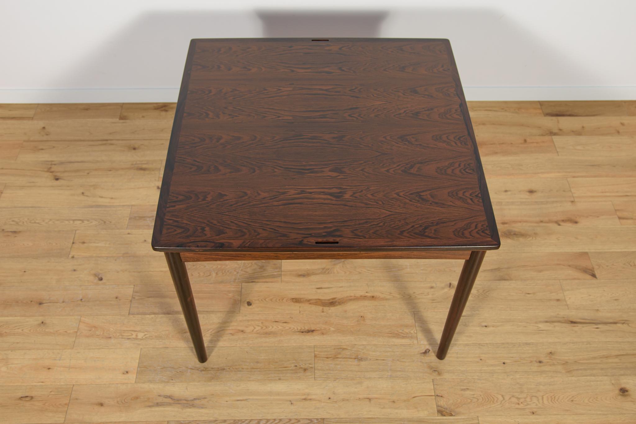 Danois Table de salle à manger extensible en palissandre, Danemark, années 1960 en vente