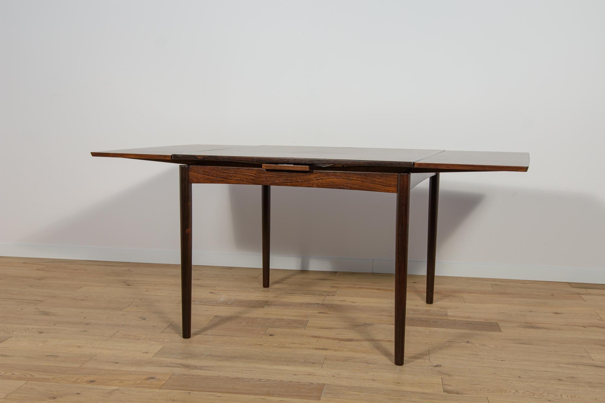Table de salle à manger extensible en palissandre, Danemark, années 1960 en vente 1