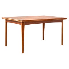 Used Mid-Century Danish Extendable Table Made of Teak, circa 1960, Denmark