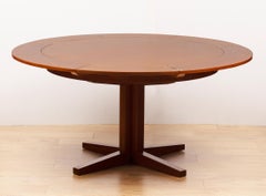 Midcentury Danish Extending Teak Flip Flap Table by Dyrlund