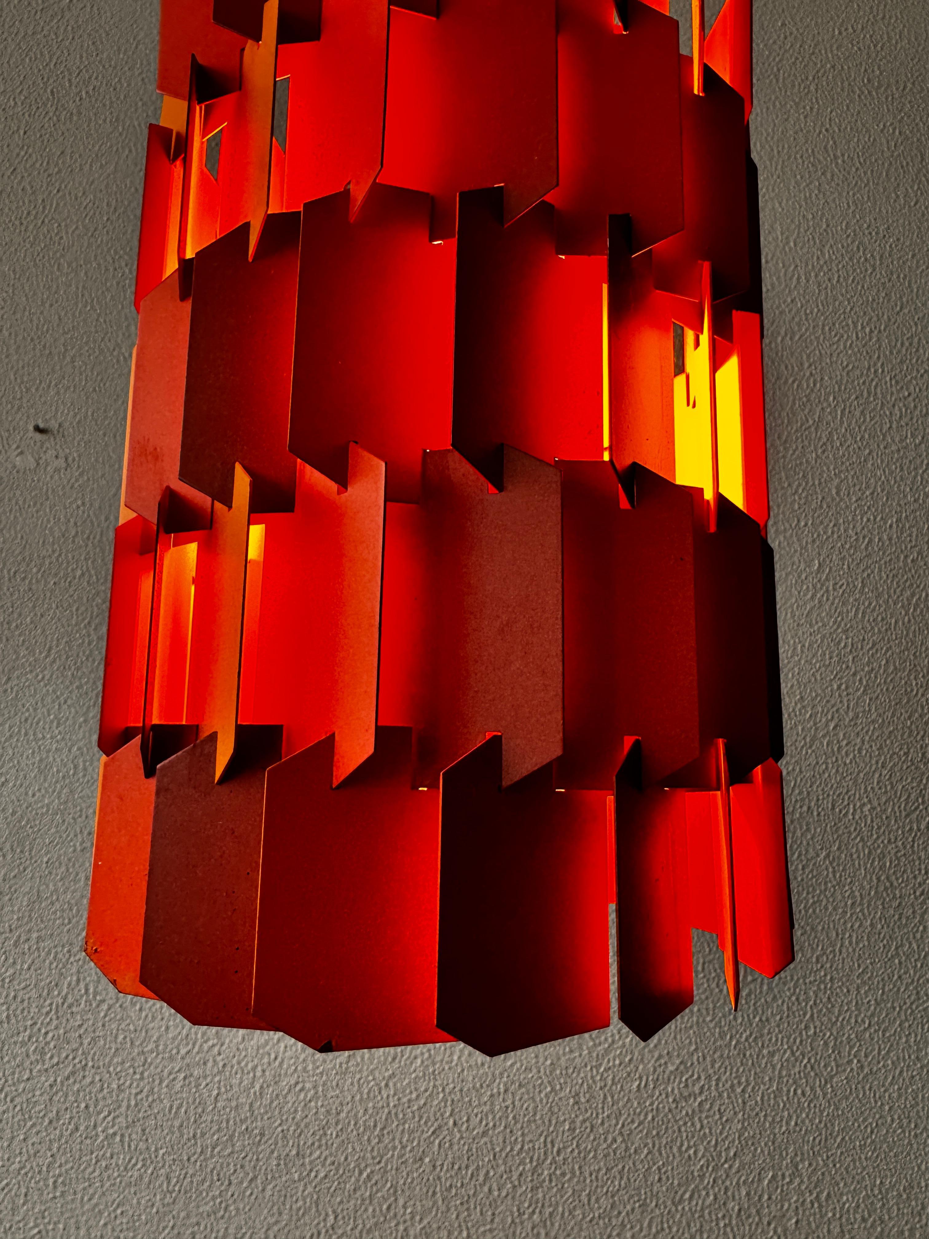 Pendente danese Facet Pop di Louis Weisdorf per Lyfa, 1960 in vendita 4