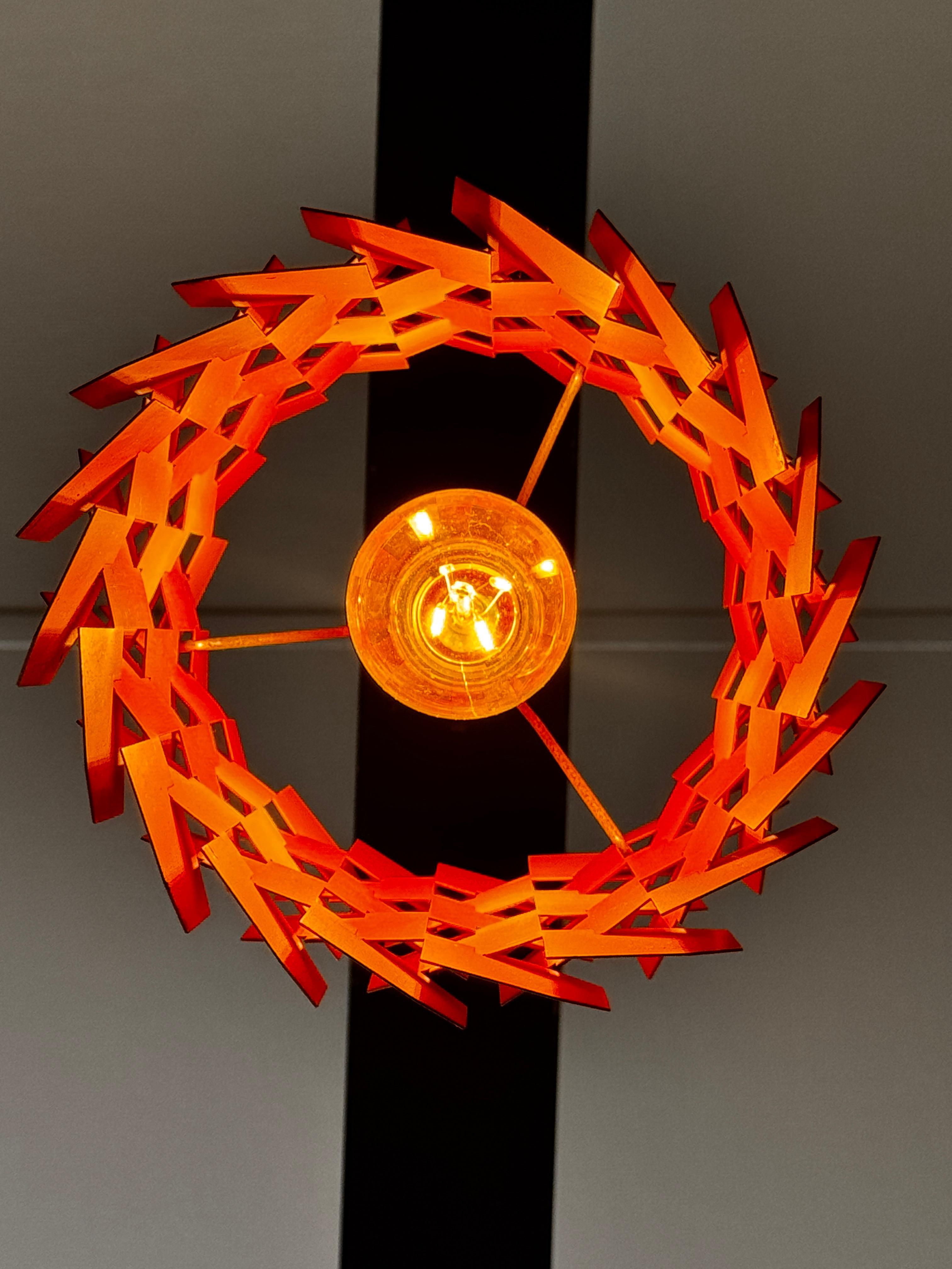 Pendente danese Facet Pop di Louis Weisdorf per Lyfa, 1960 in vendita 9