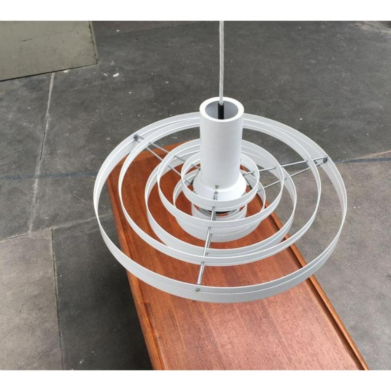 Metallo Lampada a sospensione Fibonacci di Sophus Frandsen, 1960, Danimarca, metà secolo in vendita