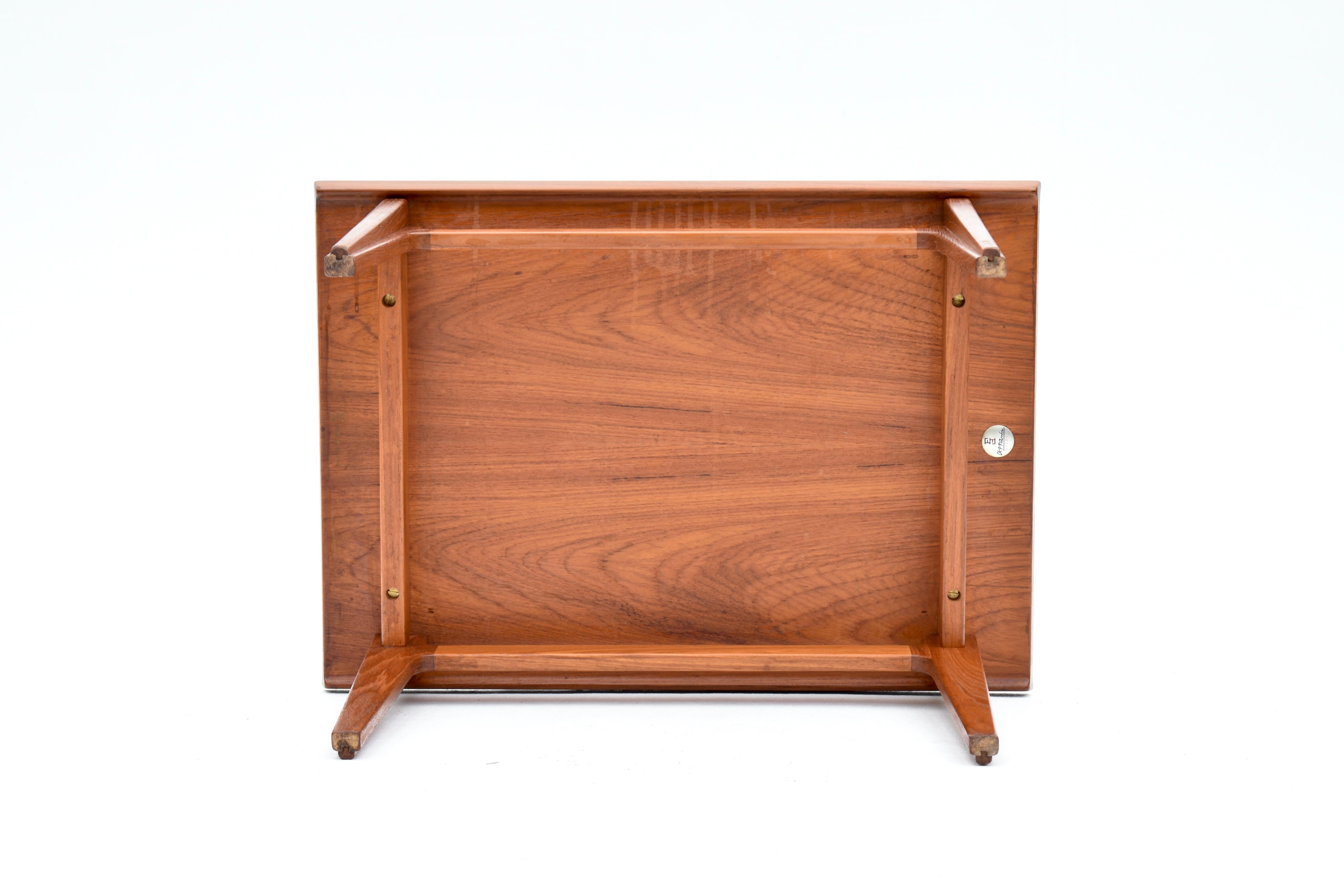 Mid Century Danish Finn Juhl Model 535 Teak side Table For France & Son 5