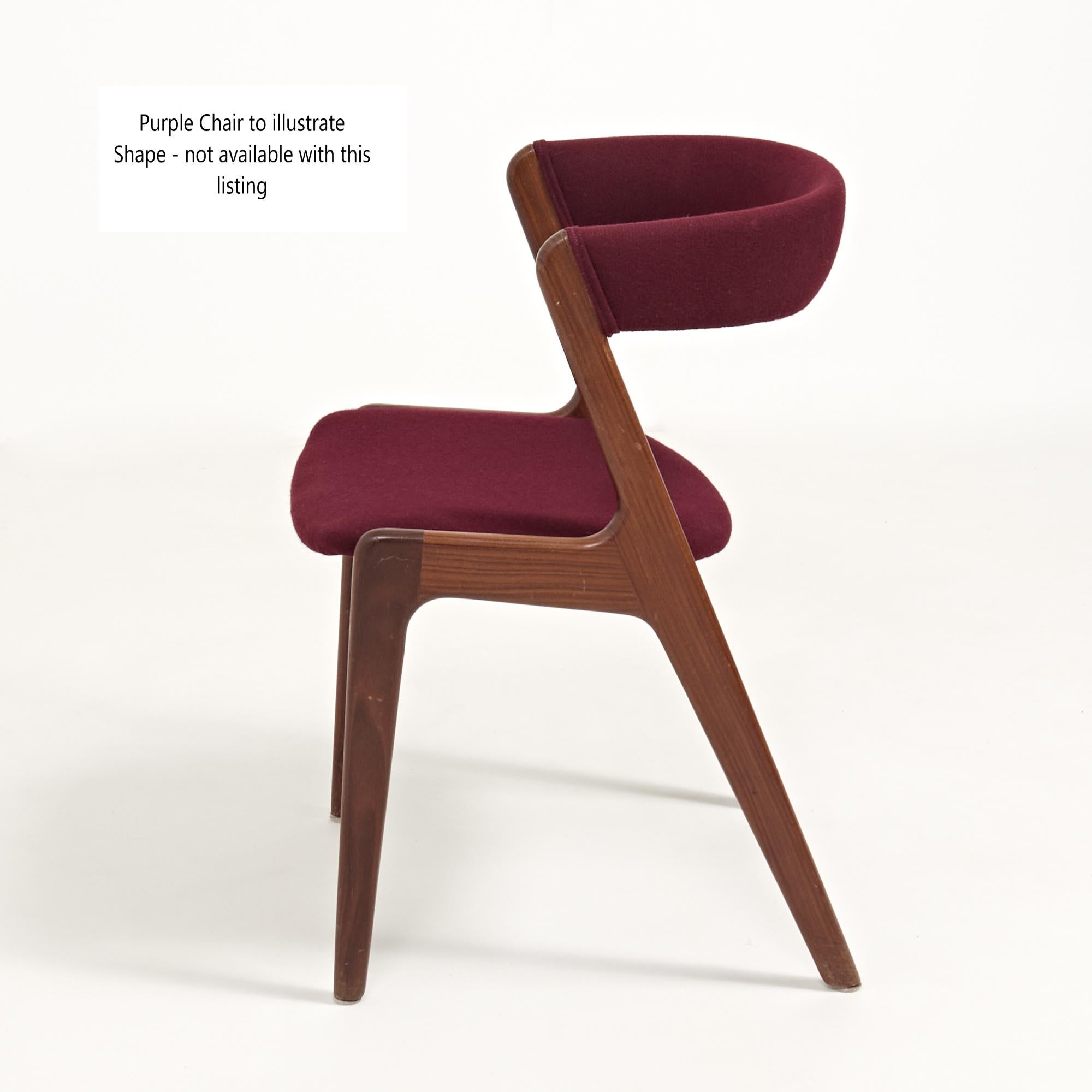 Mid-Century Modern Midcentury Danish Fire Chairs by Kai Kristiansen, Set of 2